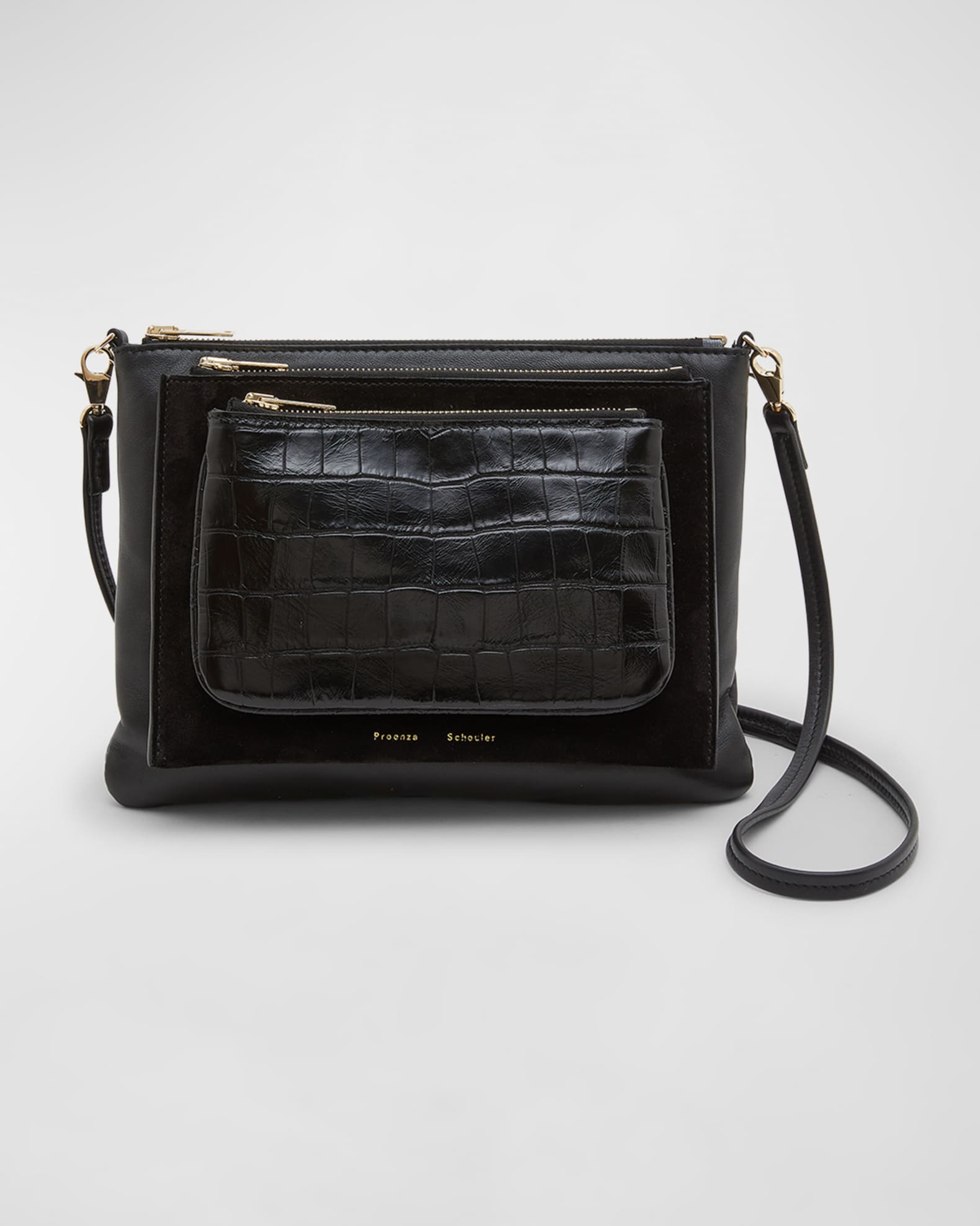 Proenza Schouler Triple Zip Pouch Crossbody Bag