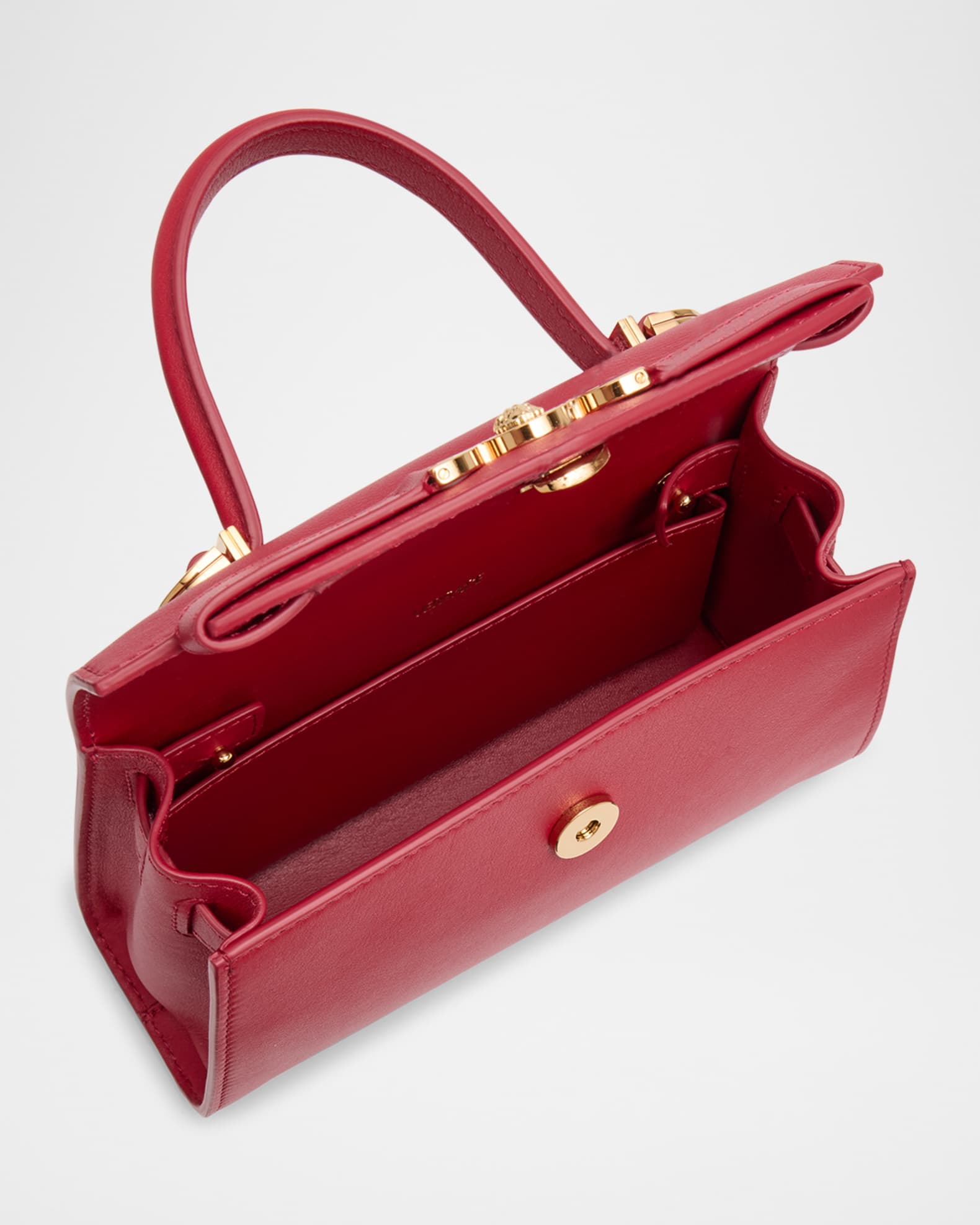 Versace Medusa 95 Small Leather Top-Handle Bag | Neiman Marcus Versace Medusa 95 Small Leather Top-Handle Bag | Neiman Marcus