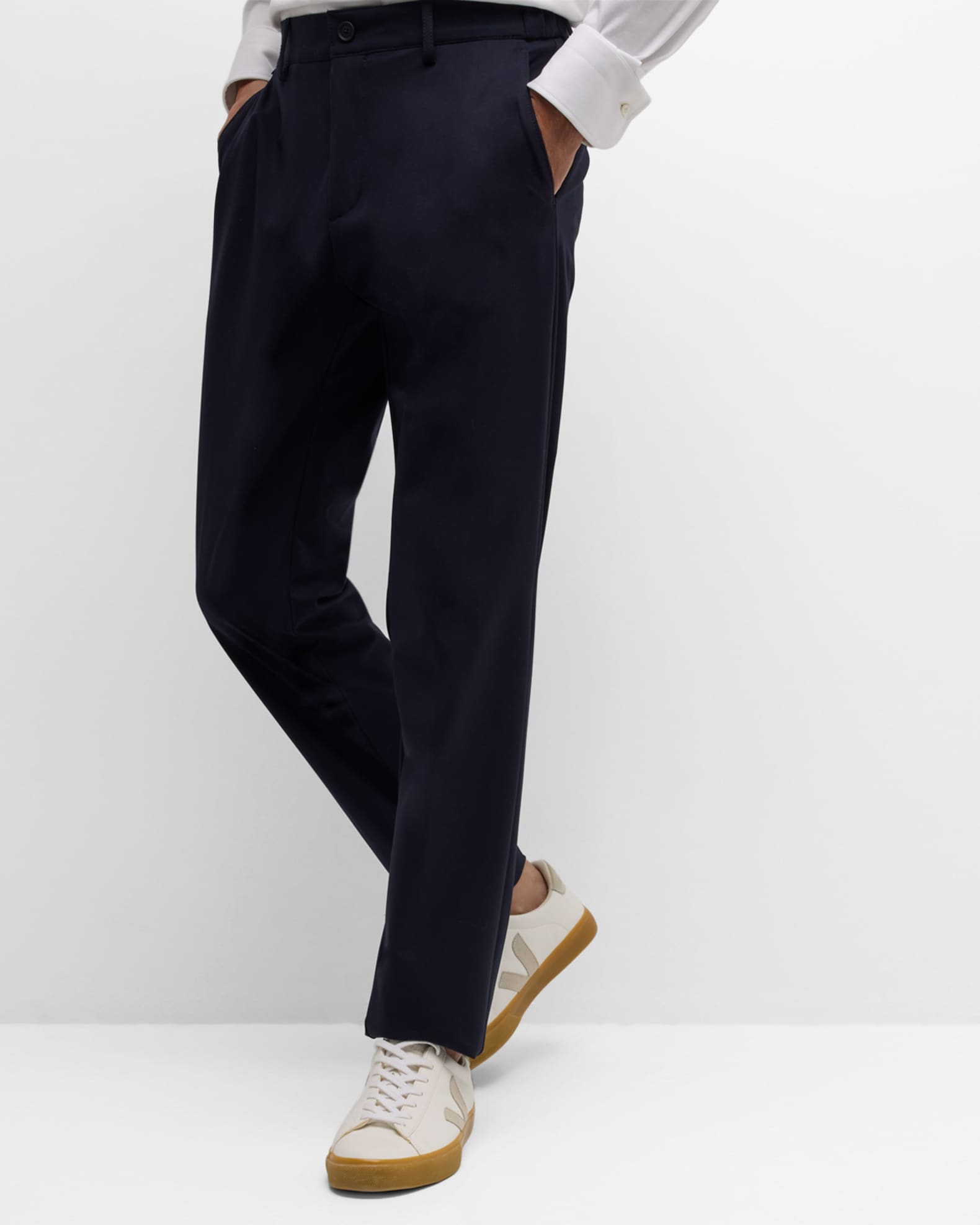 BOSS Men's Solid Cotton Pants | Neiman Marcus