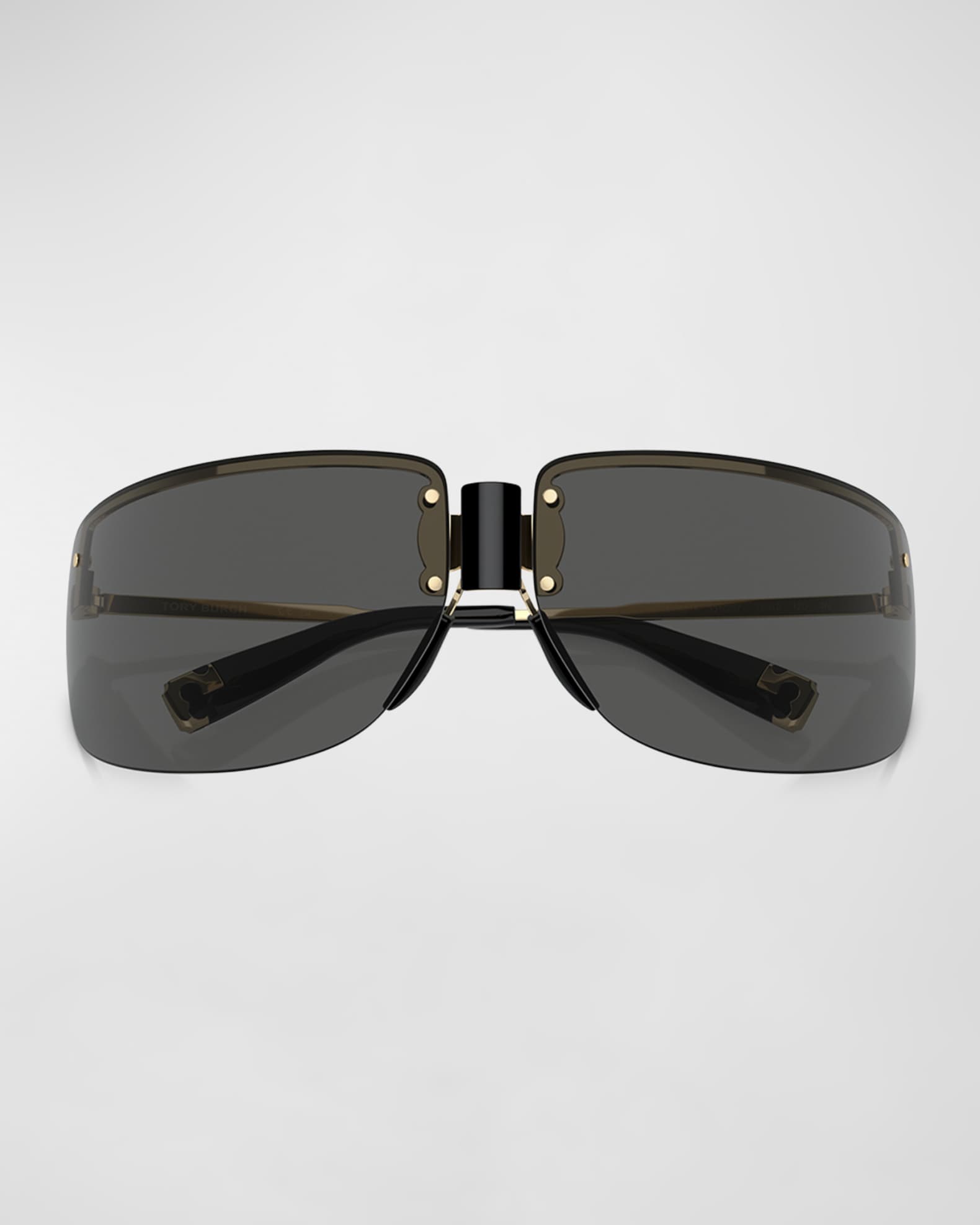Tory burch half rim sunglasses top