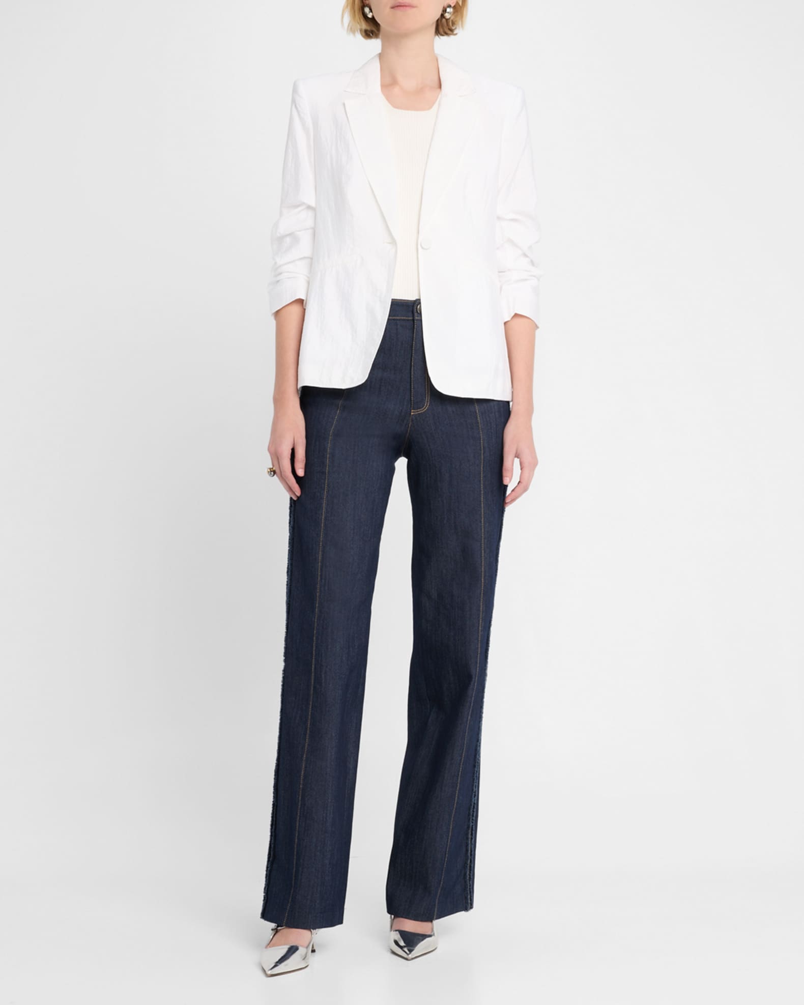 Tumbled Woven Khloe Blazer 1