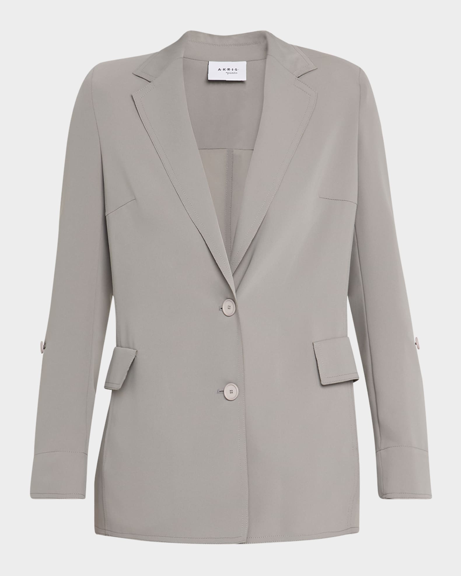 Lasercut Crepe Boyfriend Jacket 0