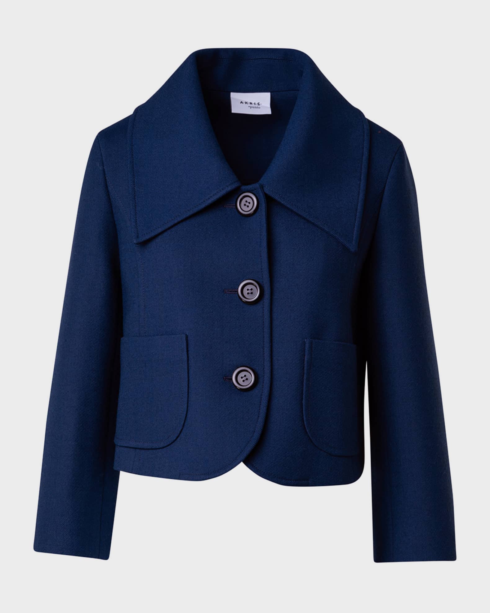 Chloé Tricotine double-breasted maxi coat - Blue