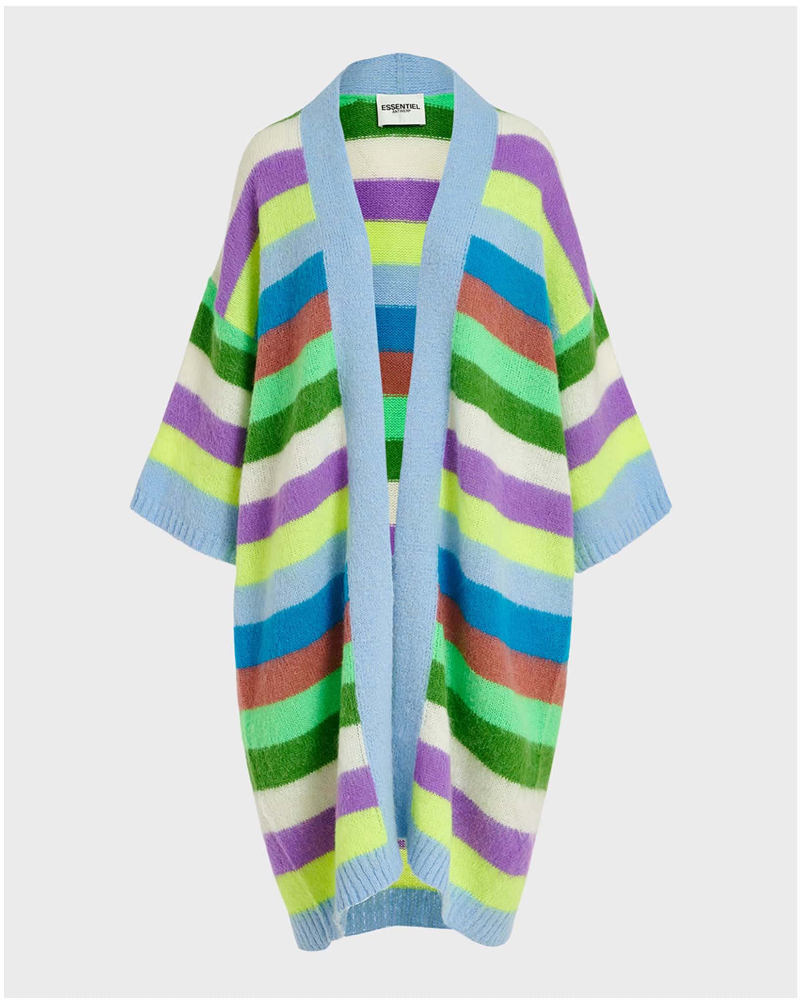 Essentiel Antwerp Finwood Striped Longline Cardigan