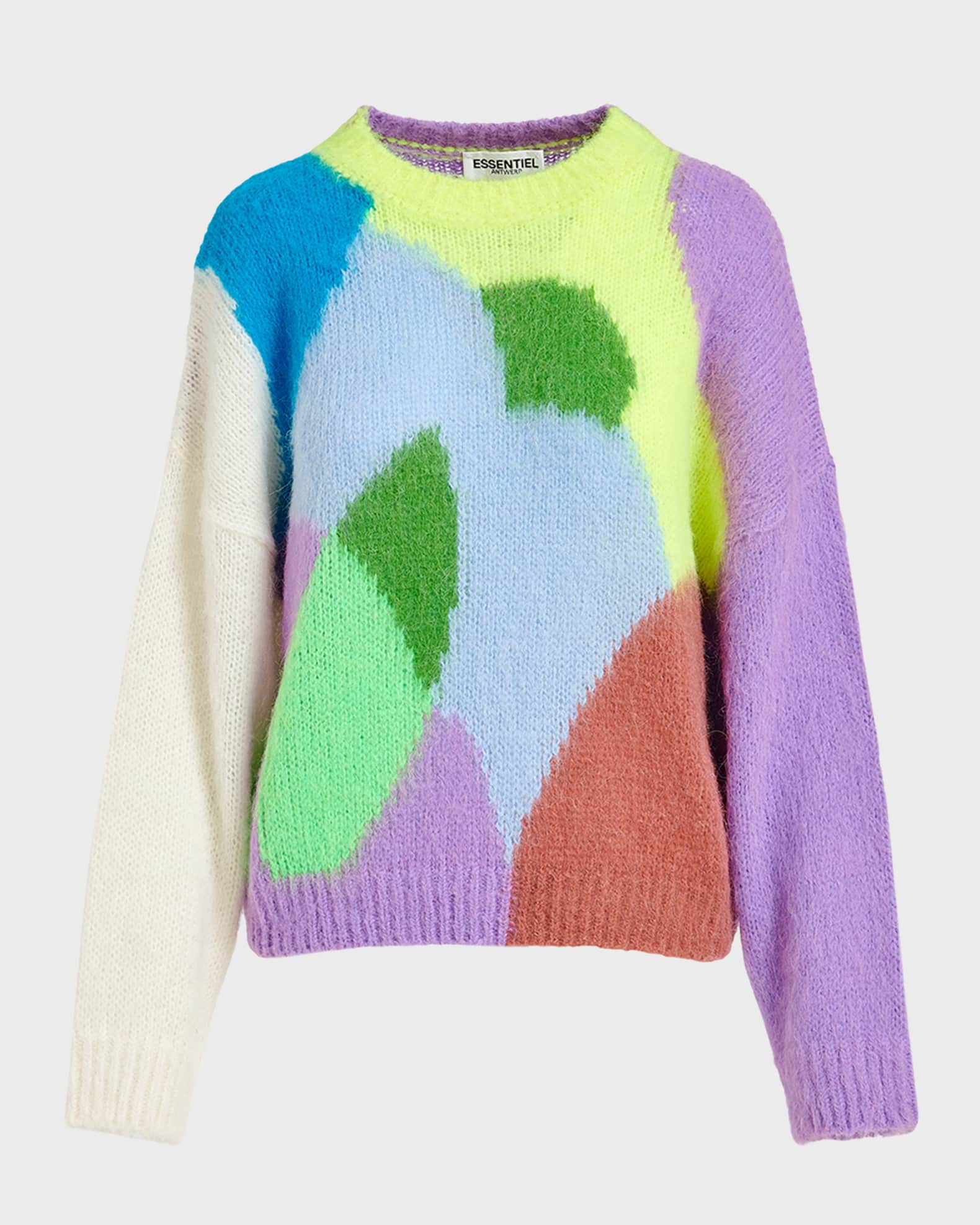 Chloé intarsia-knit colour-block jumper - Pink