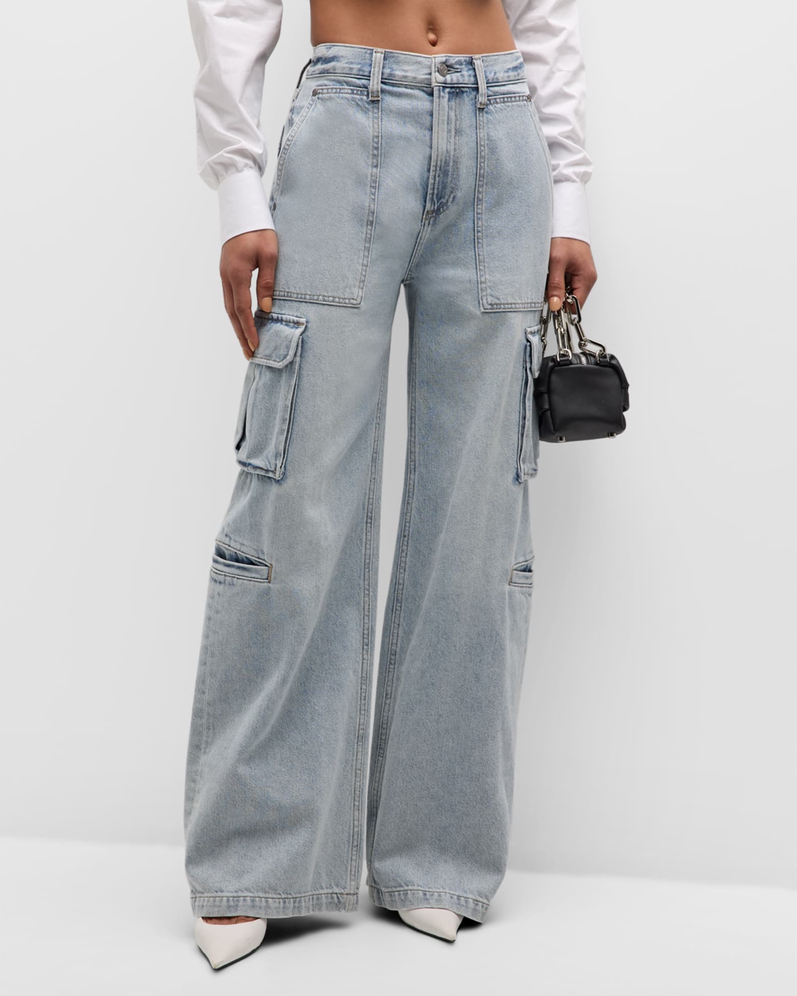 PISTOLA Milo Utility Jeans | Neiman Marcus