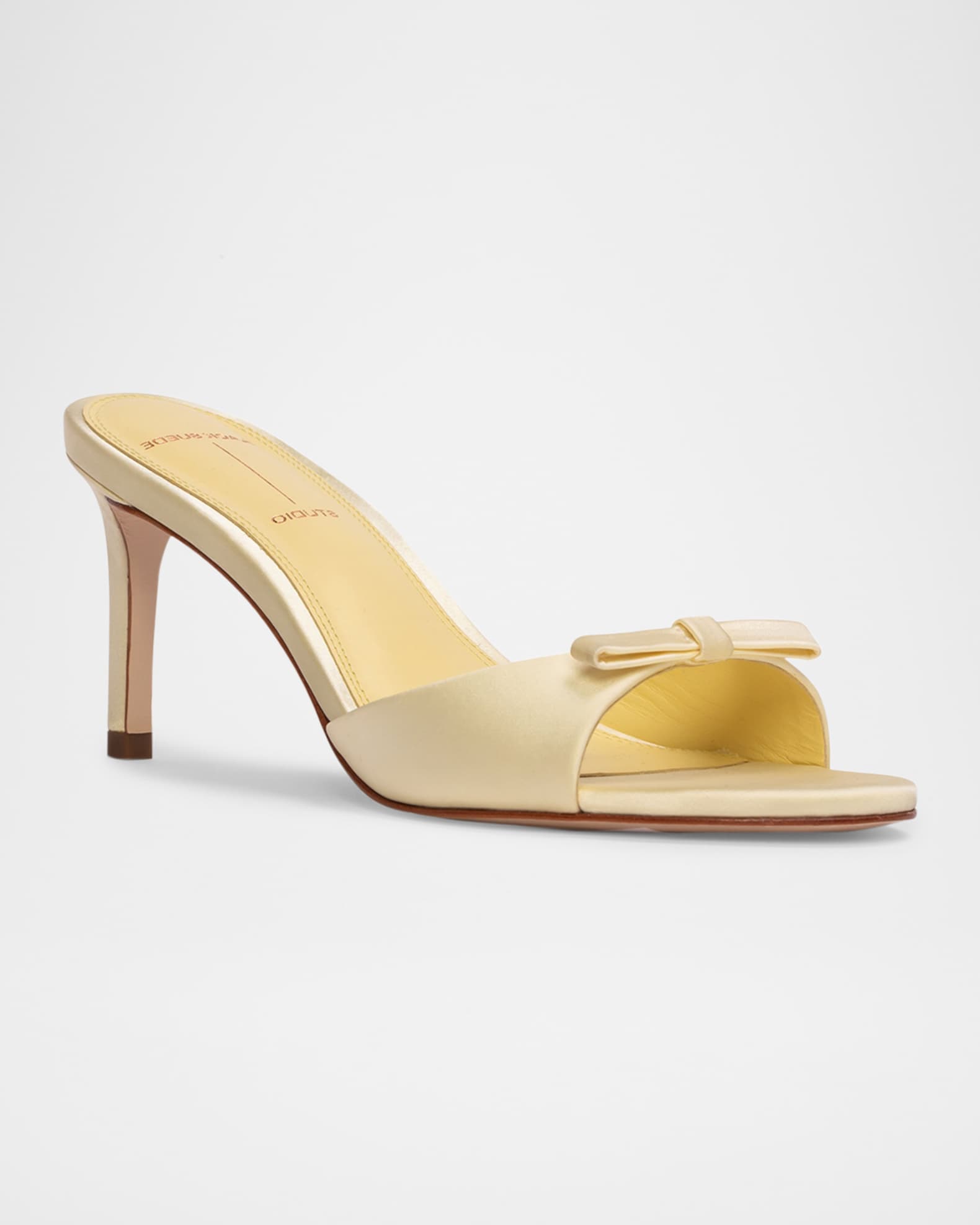 Bow Satin Mule
