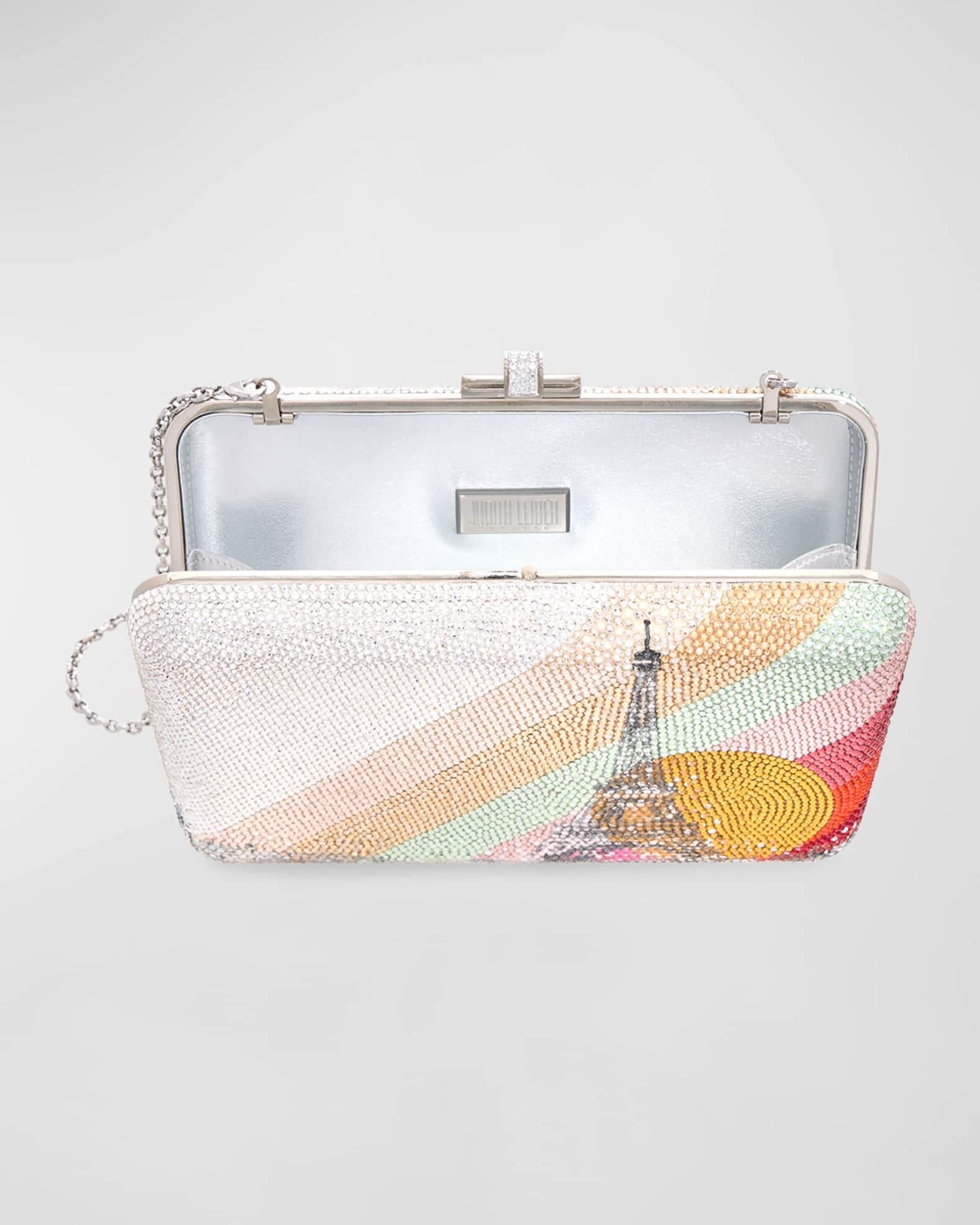Paris Golden Hour Crystal Clutch Bag 1