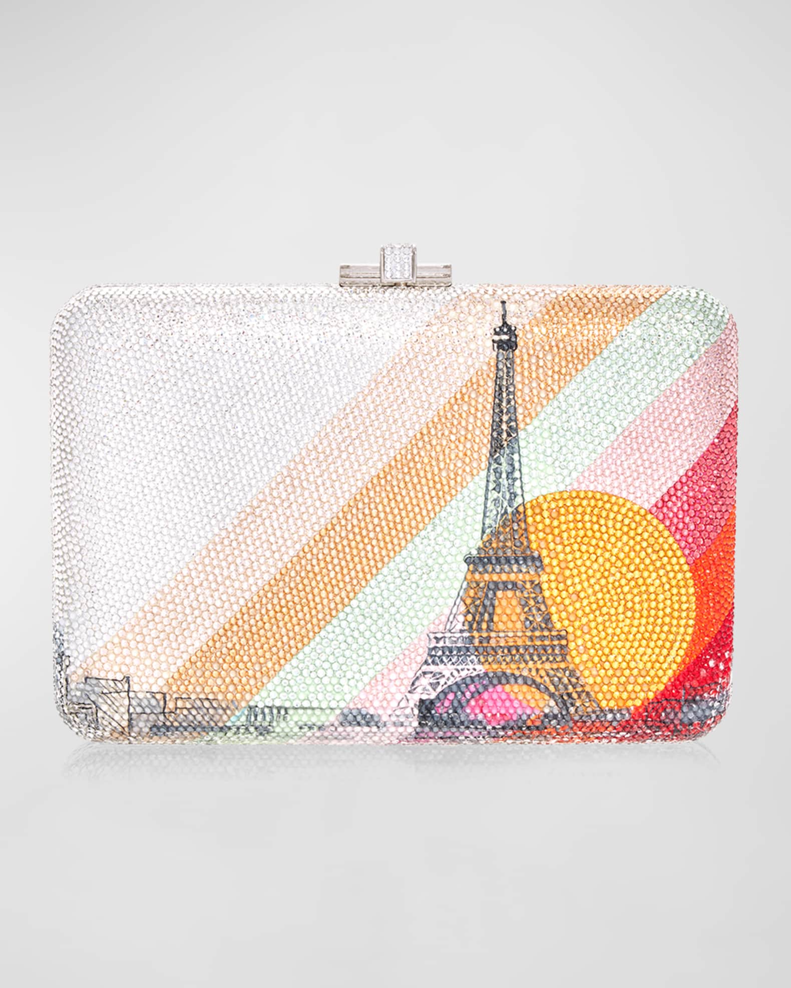 Paris Golden Hour Crystal Clutch Bag 0