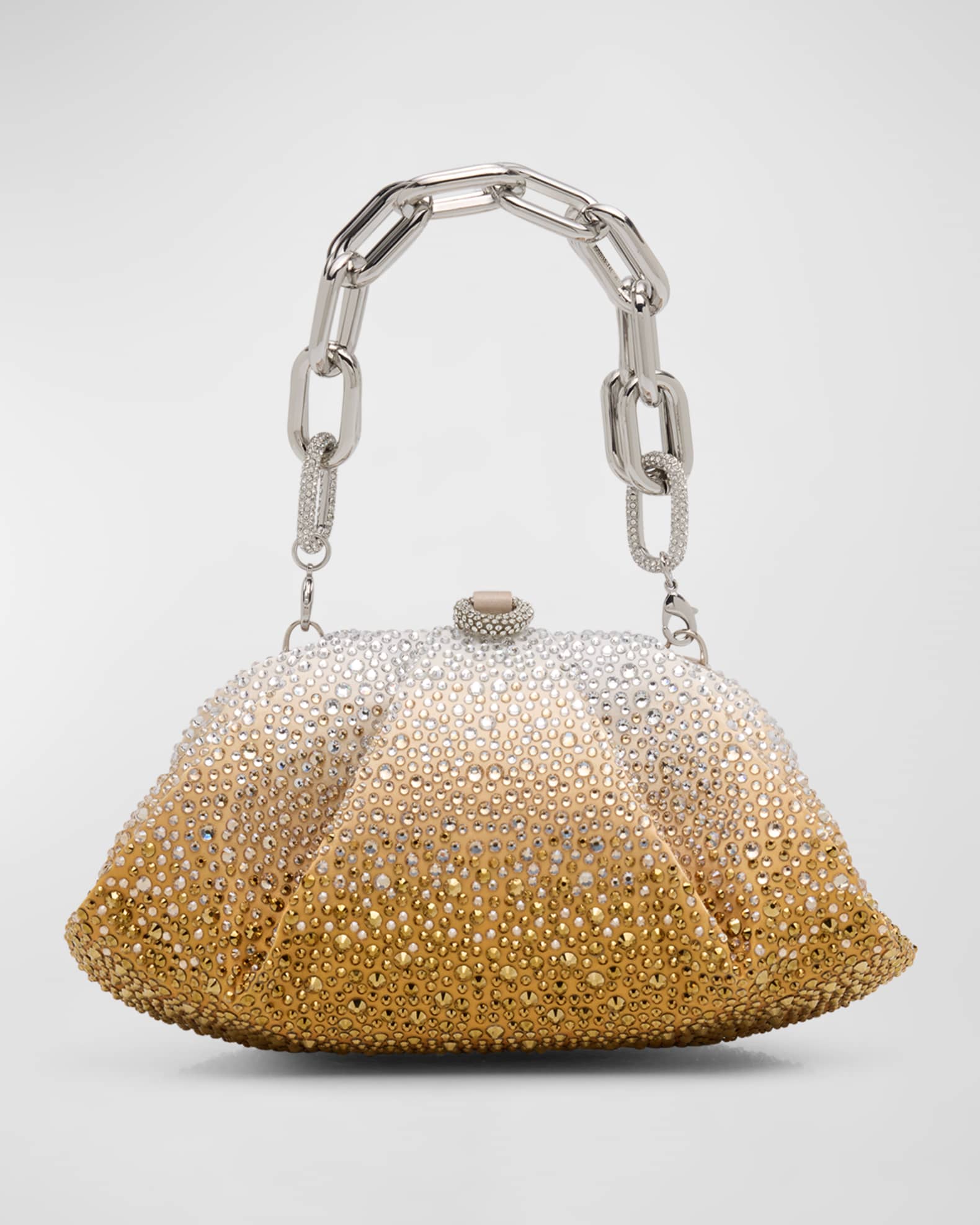 Judith leiber gold clutch discount