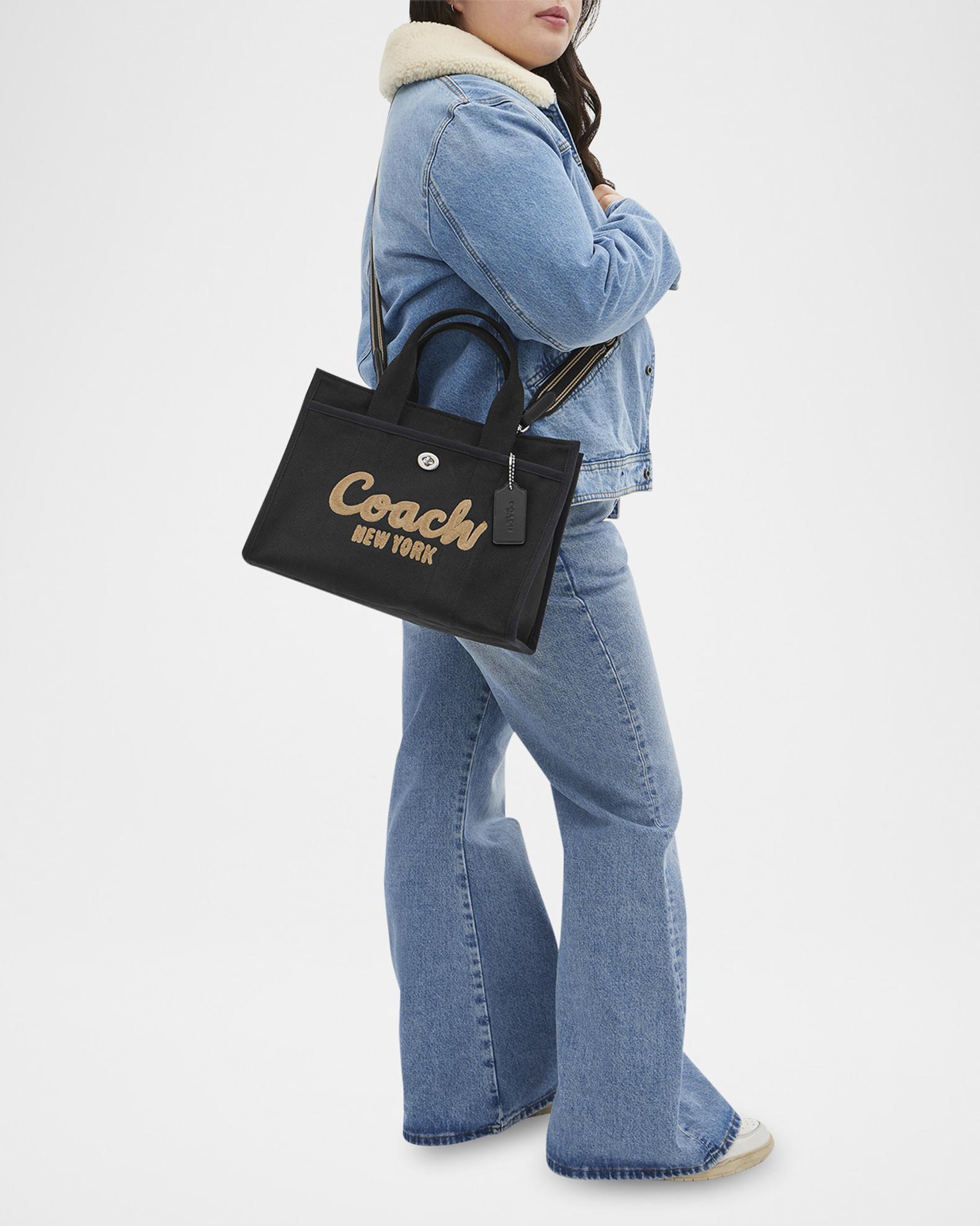 COACH Cargo Logo Canvas Tote Bag | Neiman Marcus