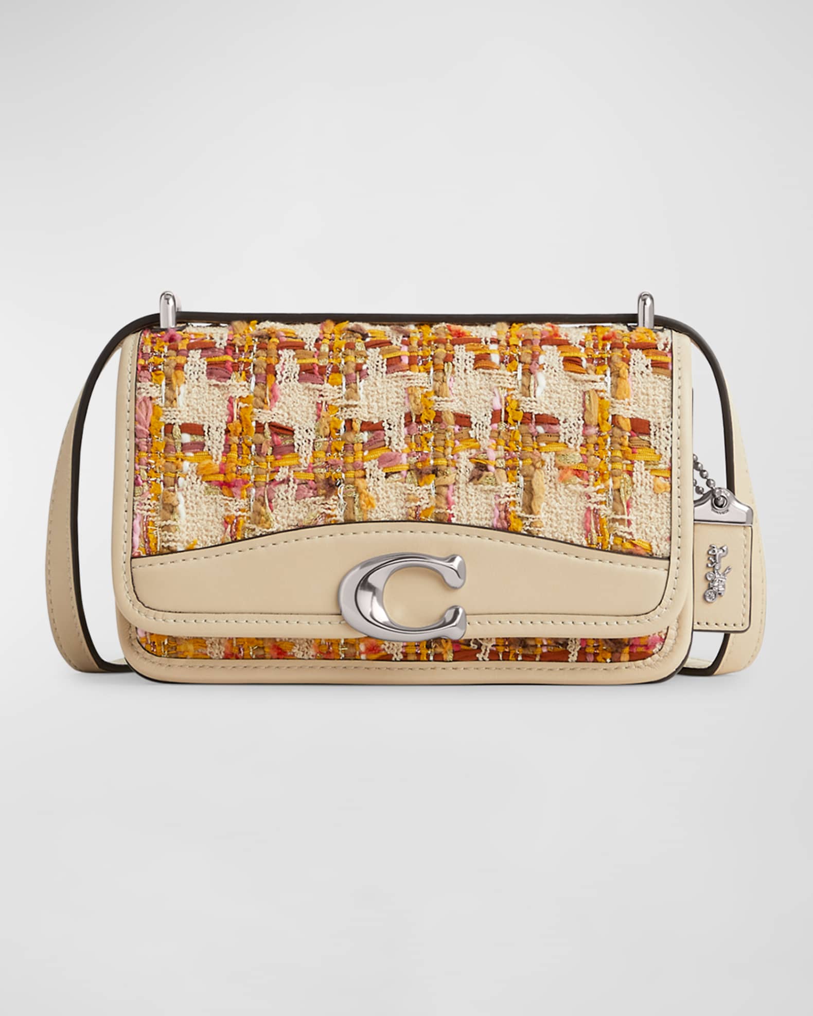 Coach Bandit Tweed Crossbody Bag