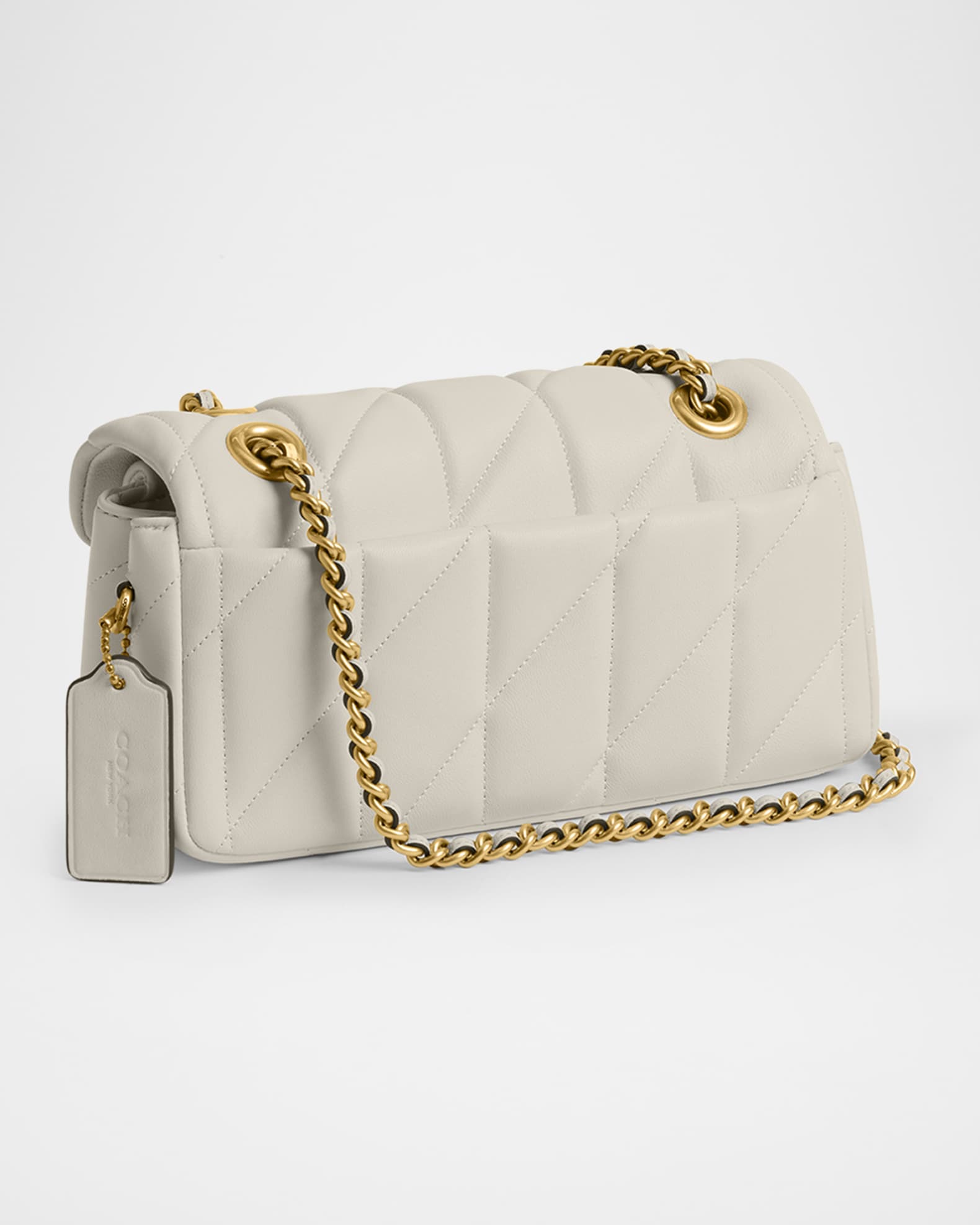 Coach Tabby 20 Quilted Leather Shoulder Bag with Chain