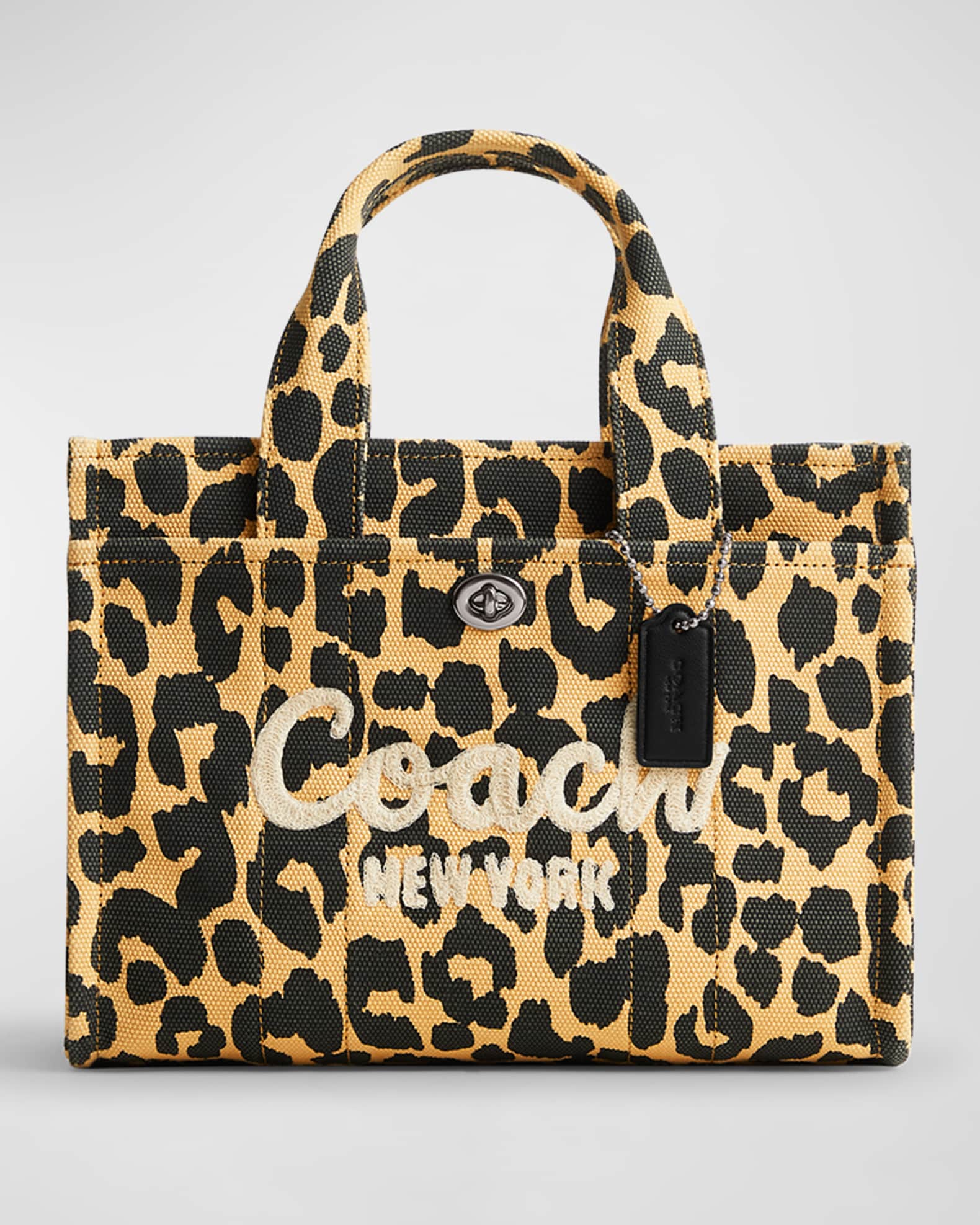 Leopard Canvas Cargo Tote Bag