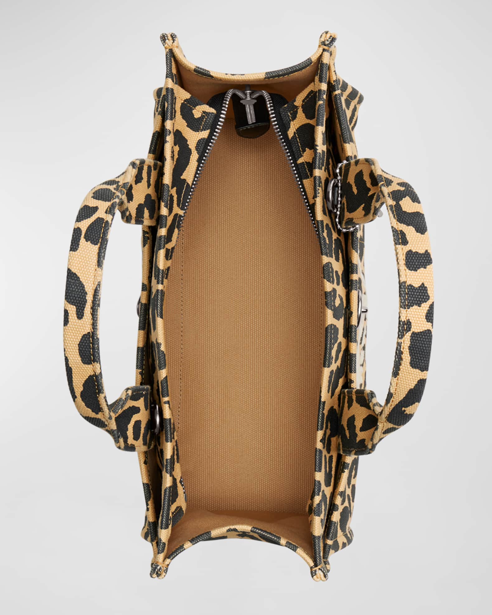 Coach Leopard Canvas Cargo Tote Bag Neiman Marcus
