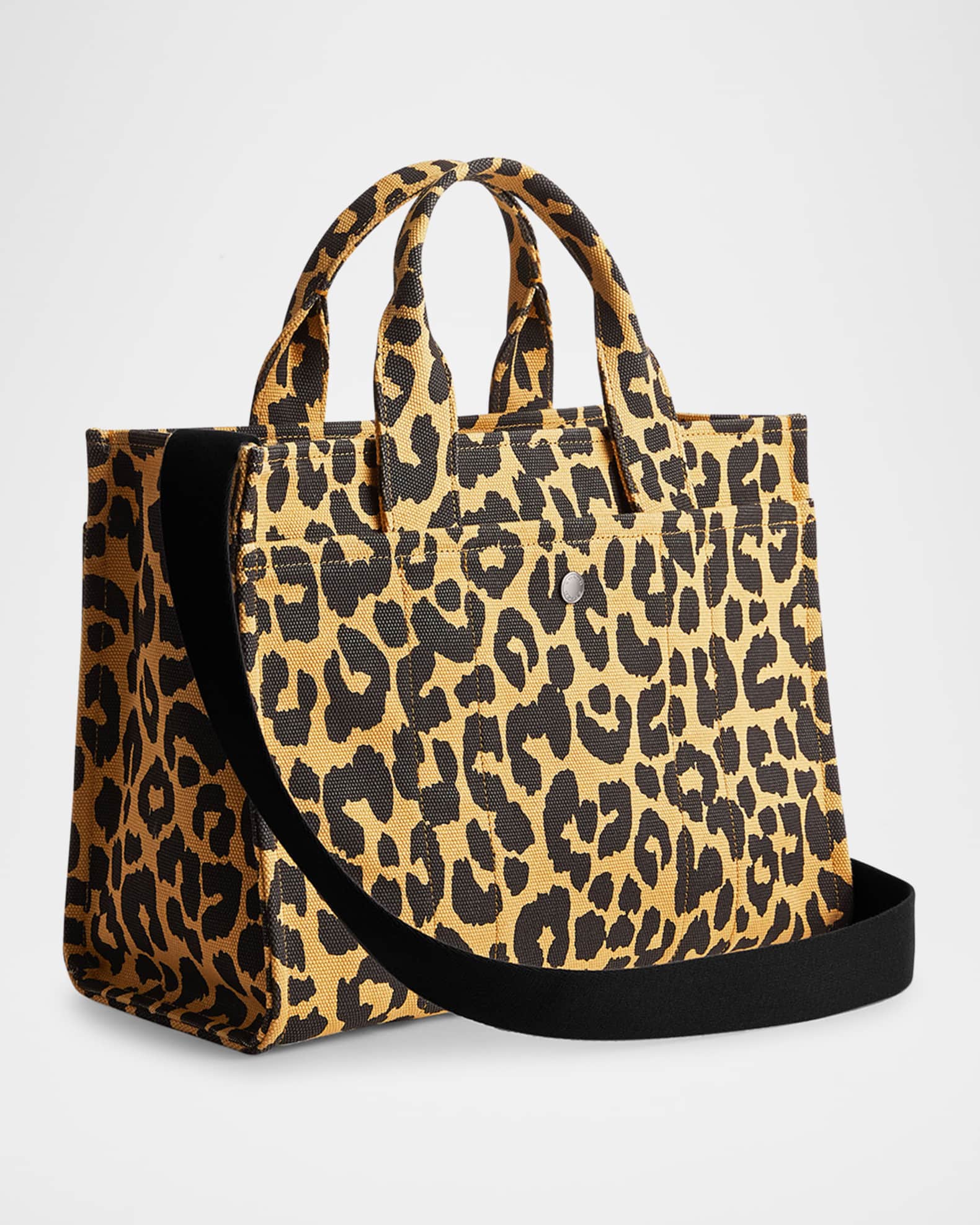 Coach Leopard Canvas Cargo Tote Bag Neiman Marcus
