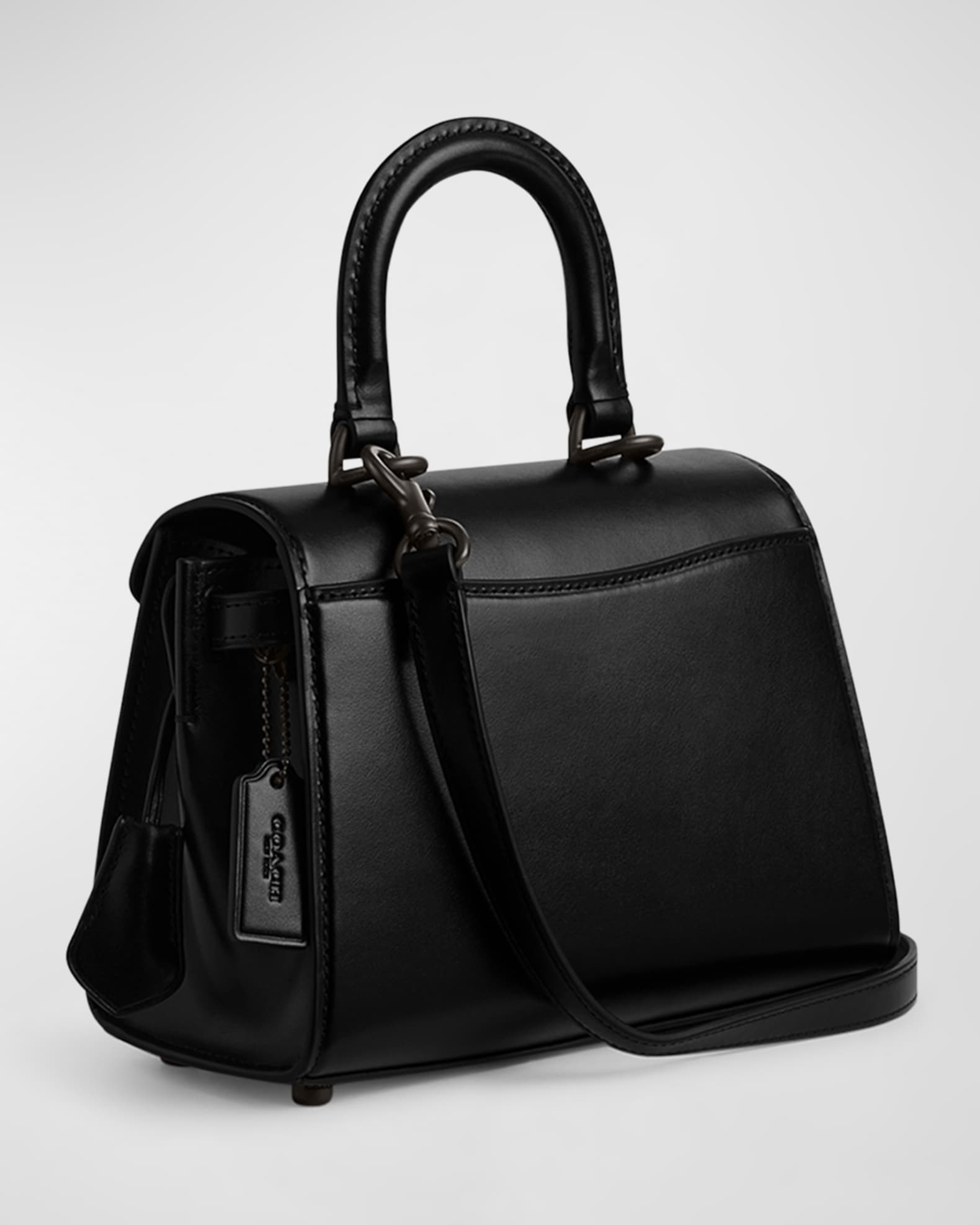 Coach Sammy Luxe Leather TopHandle Bag Neiman Marcus