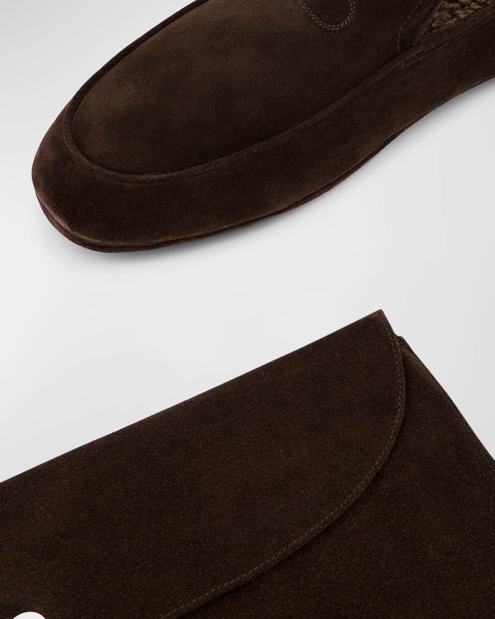 Men's Kingston Suede Smoking Loafer Slippers 1