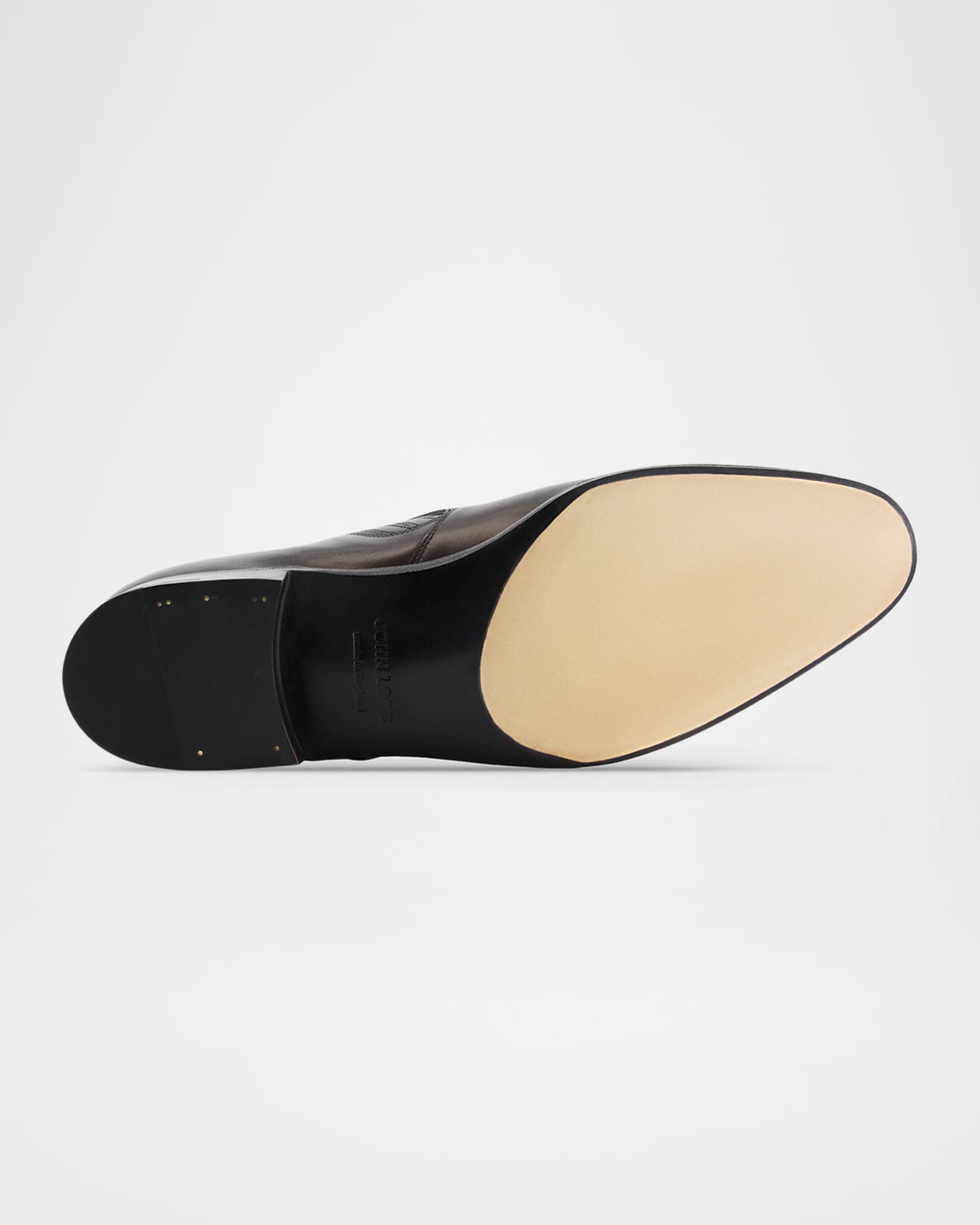 John Lobb Men's Moorfield Leather Monk Strap Loafers | Neiman Marcus