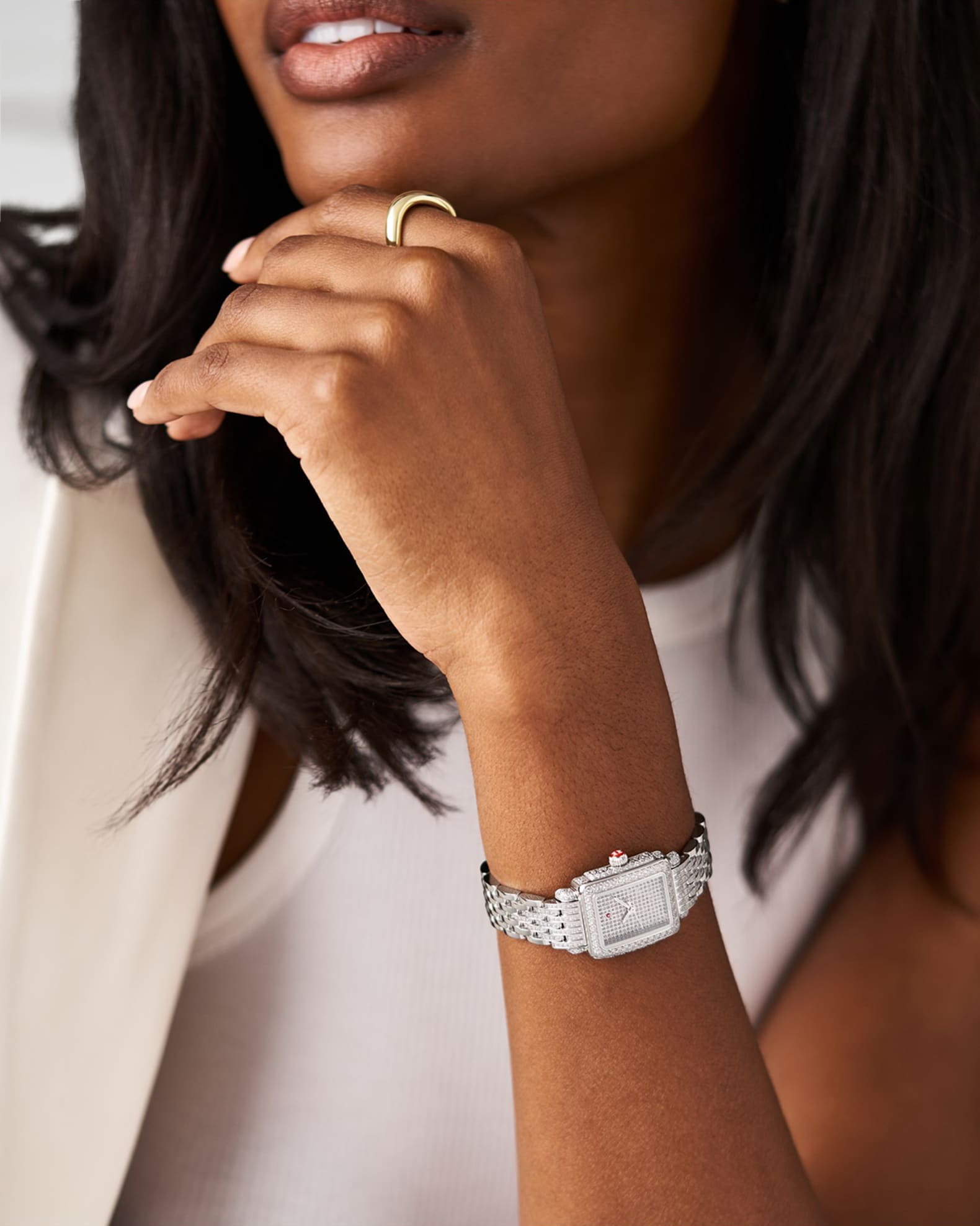 Michele mini deco diamond watch sale