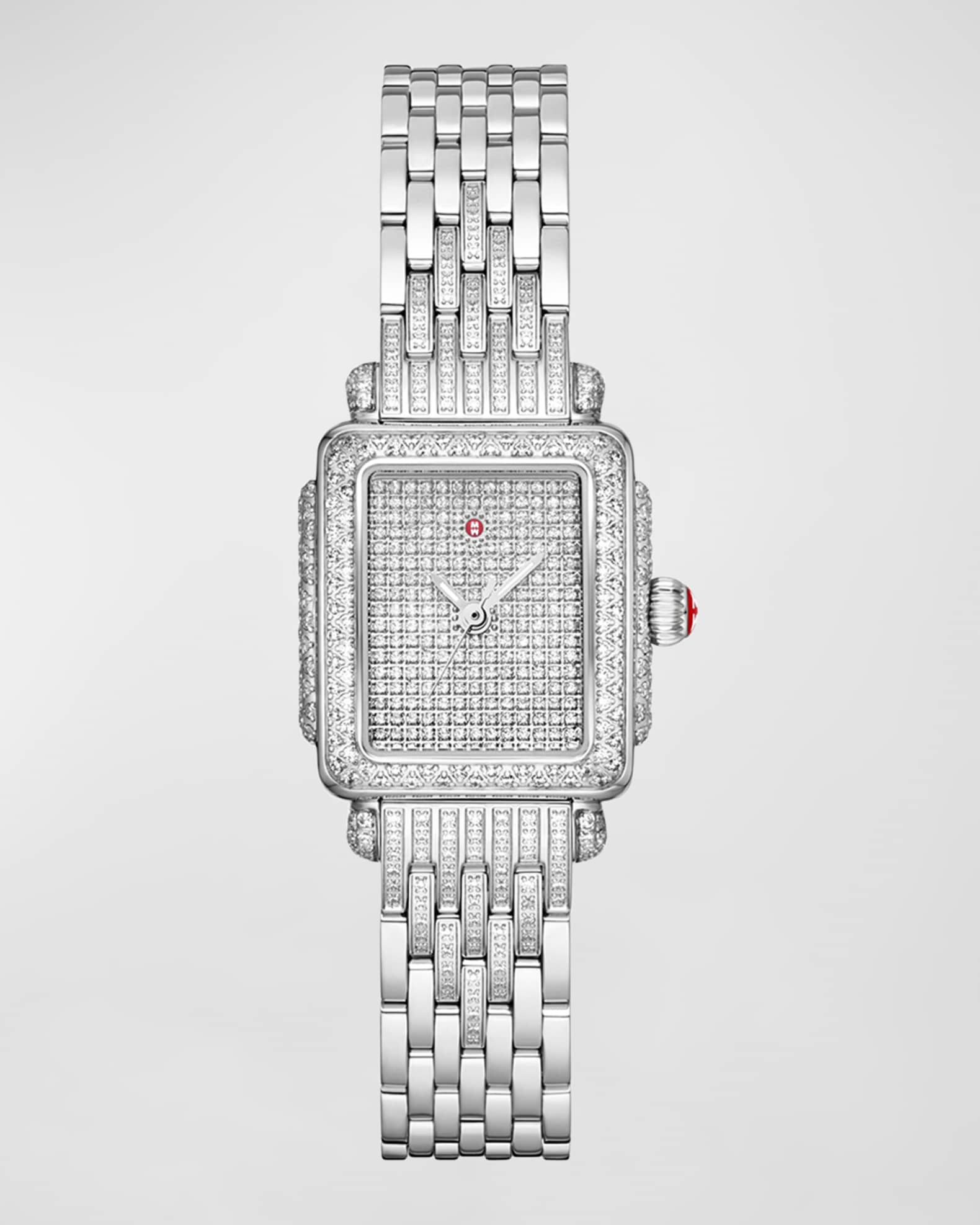 Michele art deco diamond watch hot sale