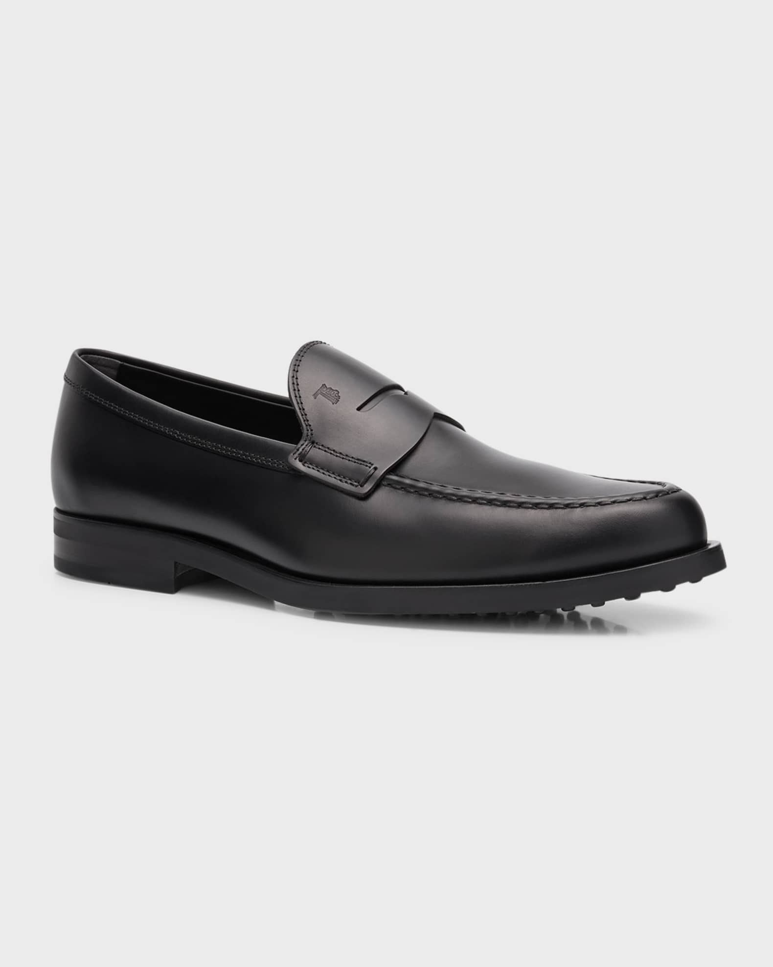 Men's Leather Moccasin Penny Loafers
