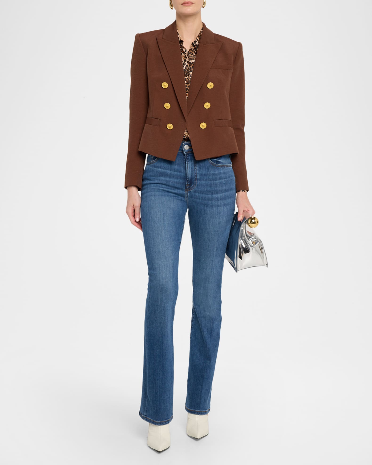 Brooke Open-Front Blazer 1