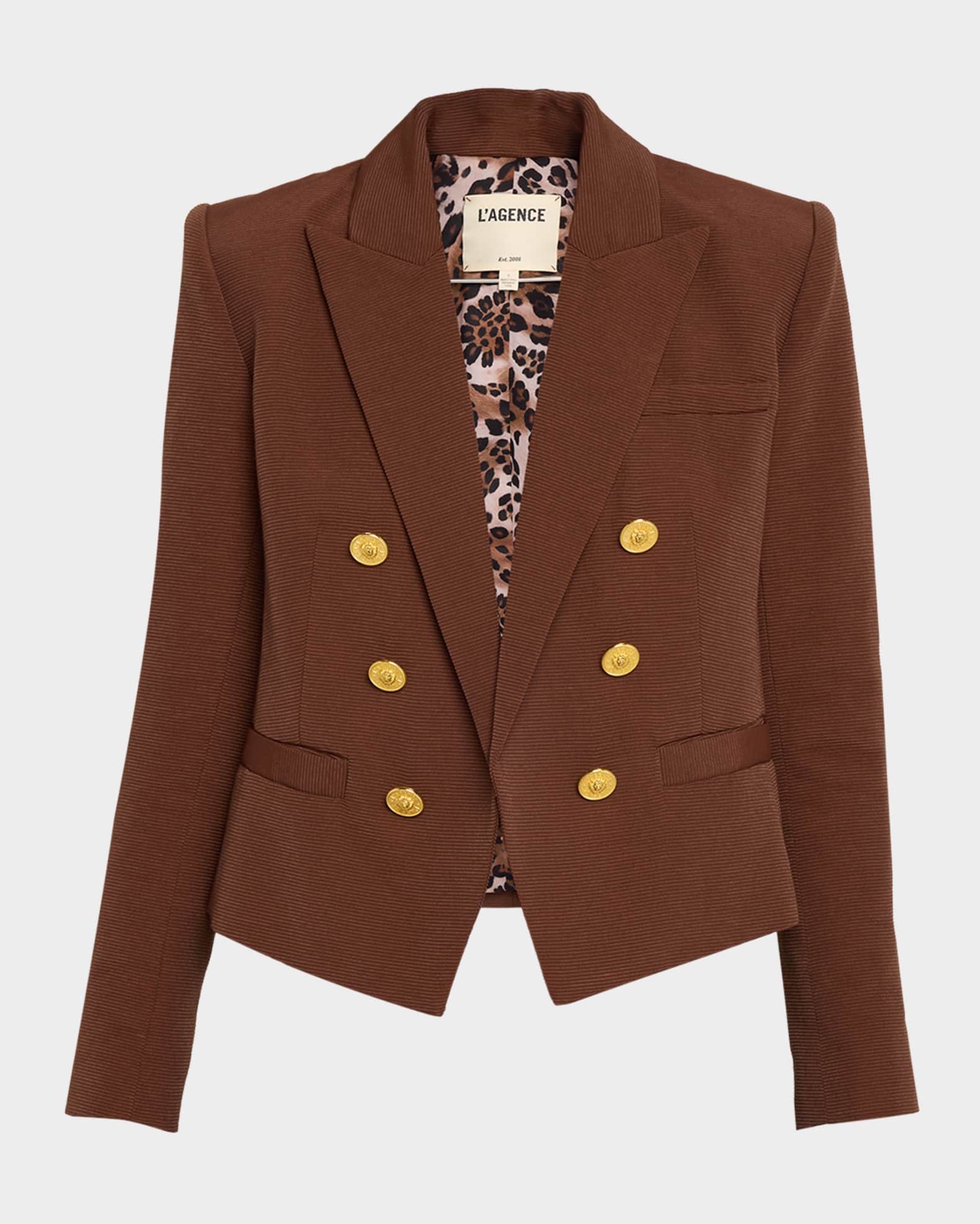 Brooke Open-Front Blazer 0