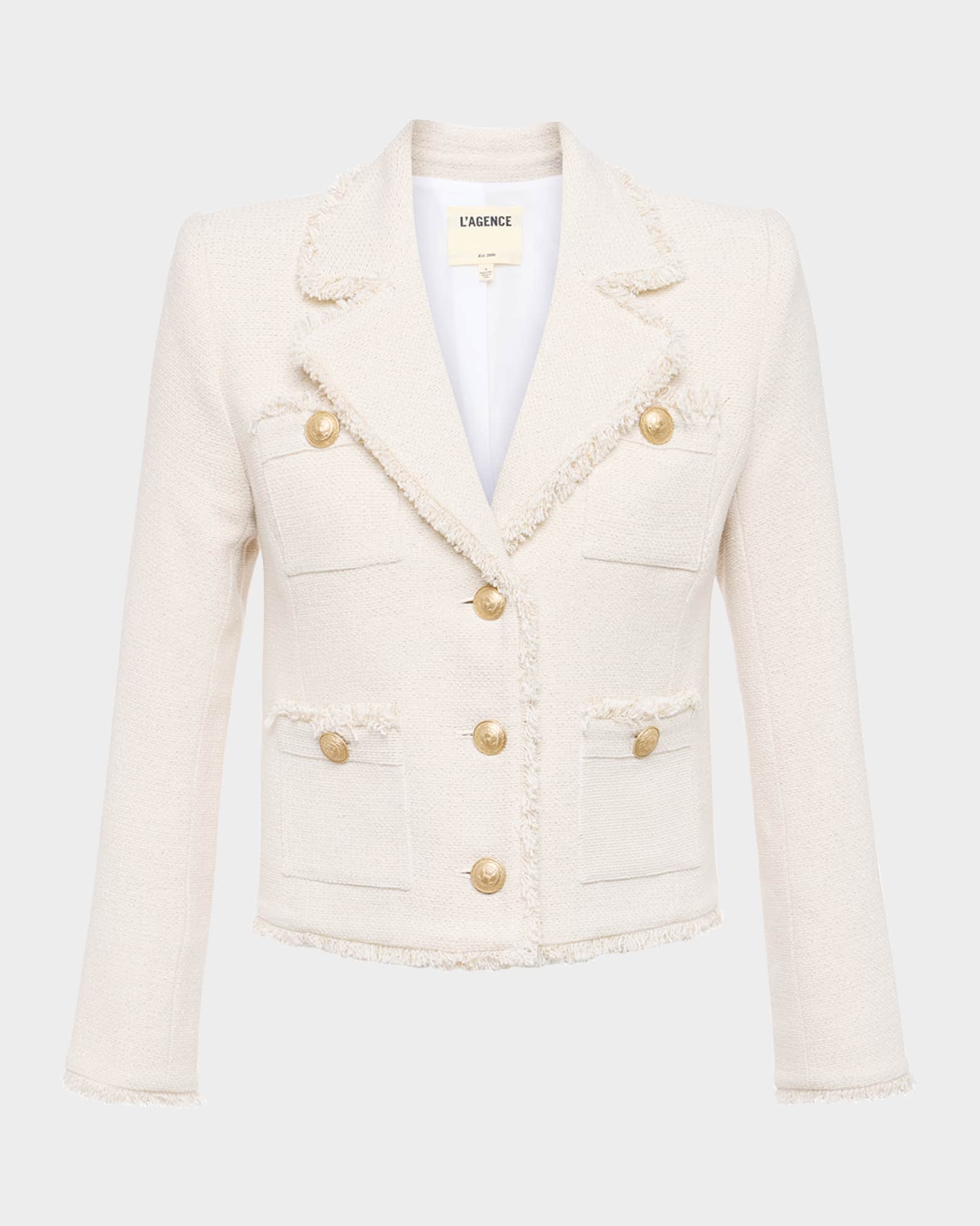 Sylvia Metallic Tweed Jacket 0