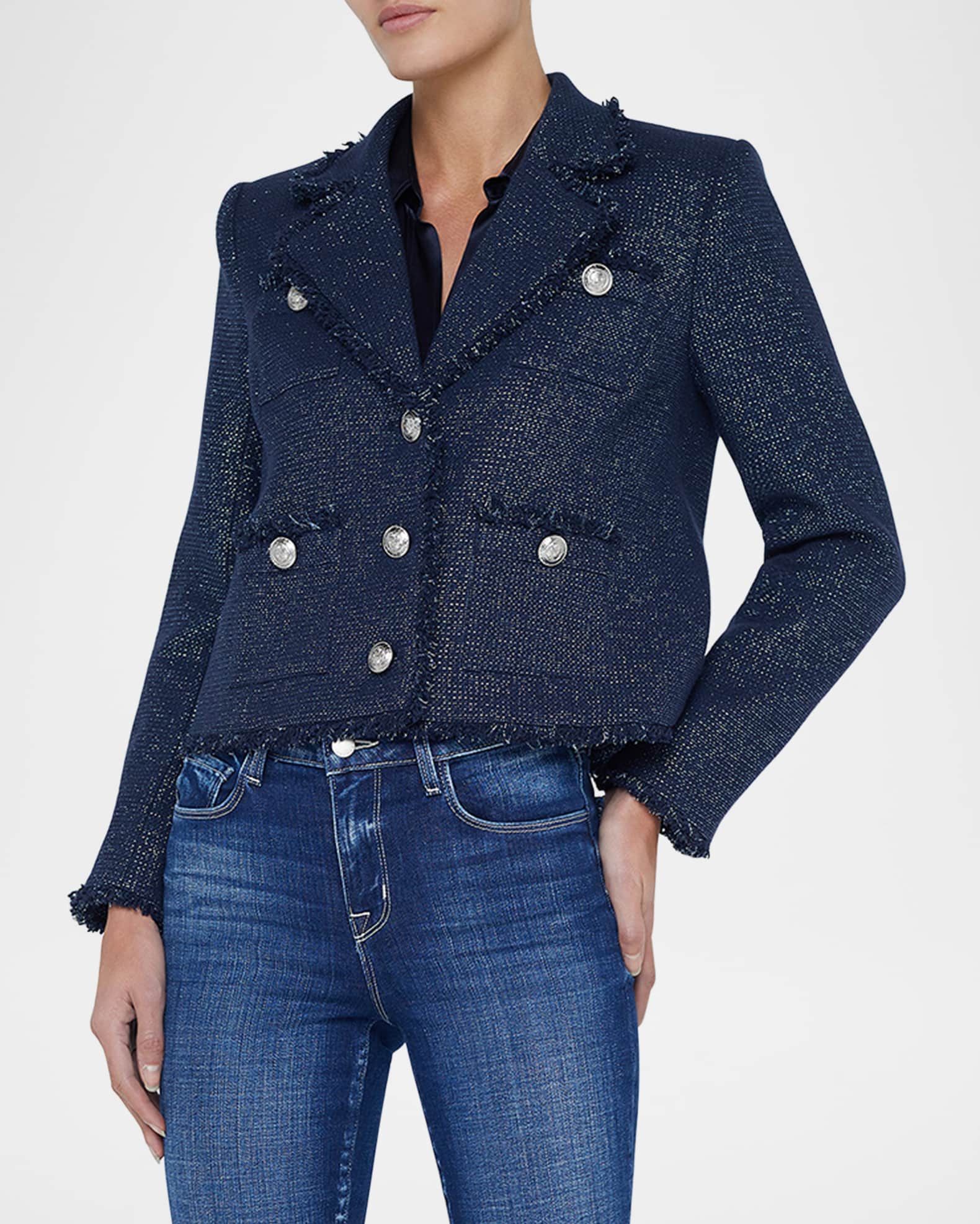 Sylvia Metallic Tweed Jacket