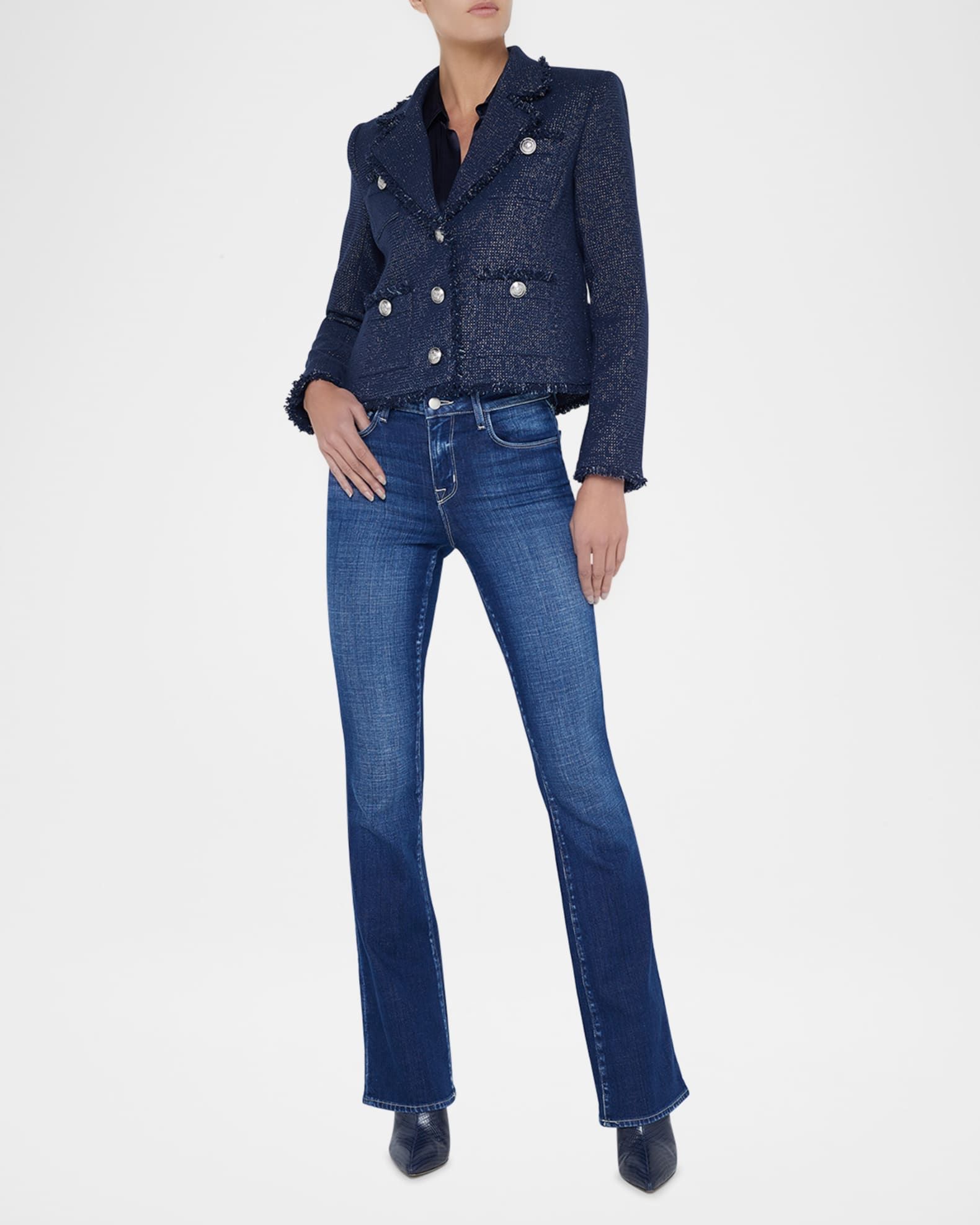 Sylvia Metallic Tweed Jacket