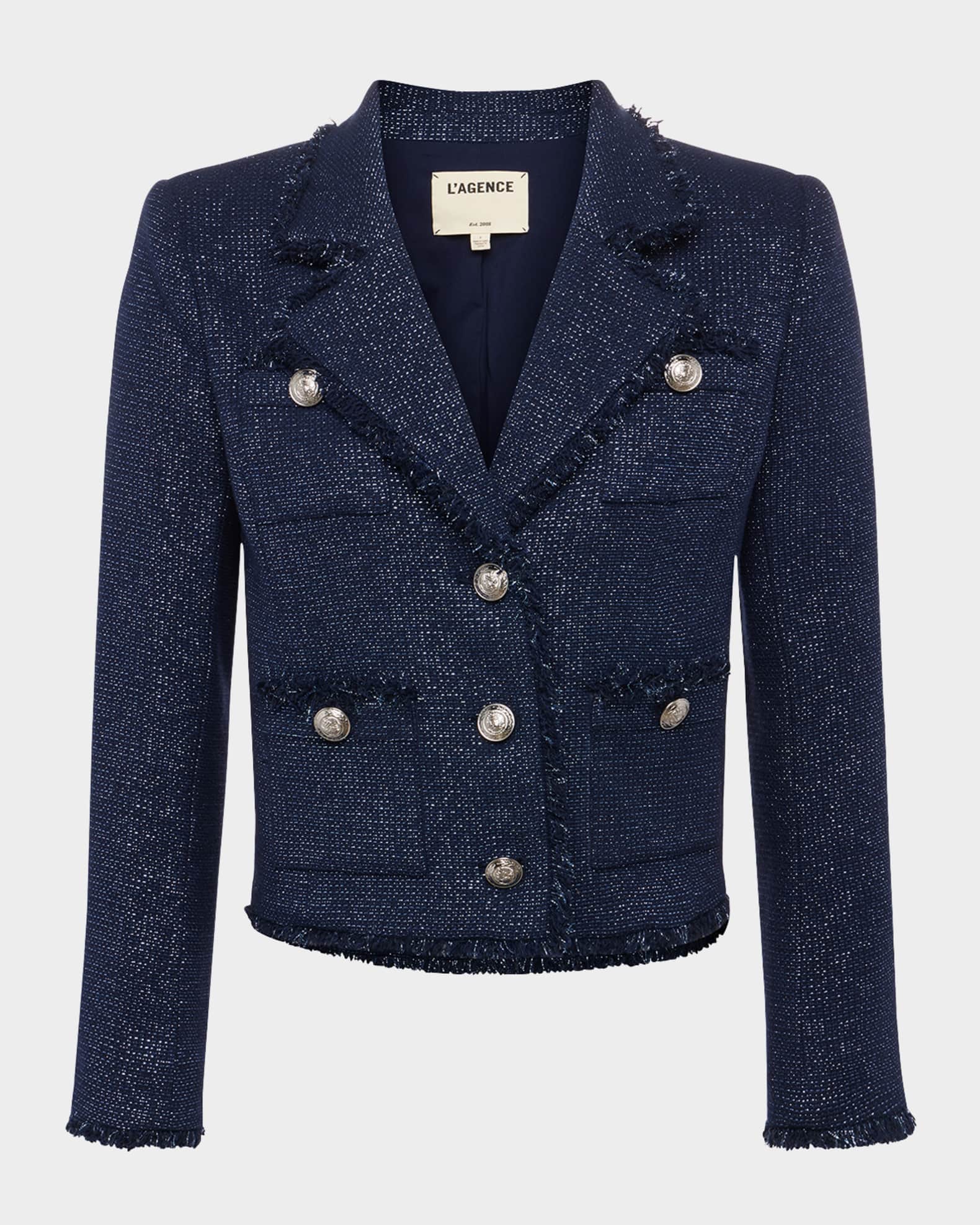 Sylvia Metallic Tweed Jacket