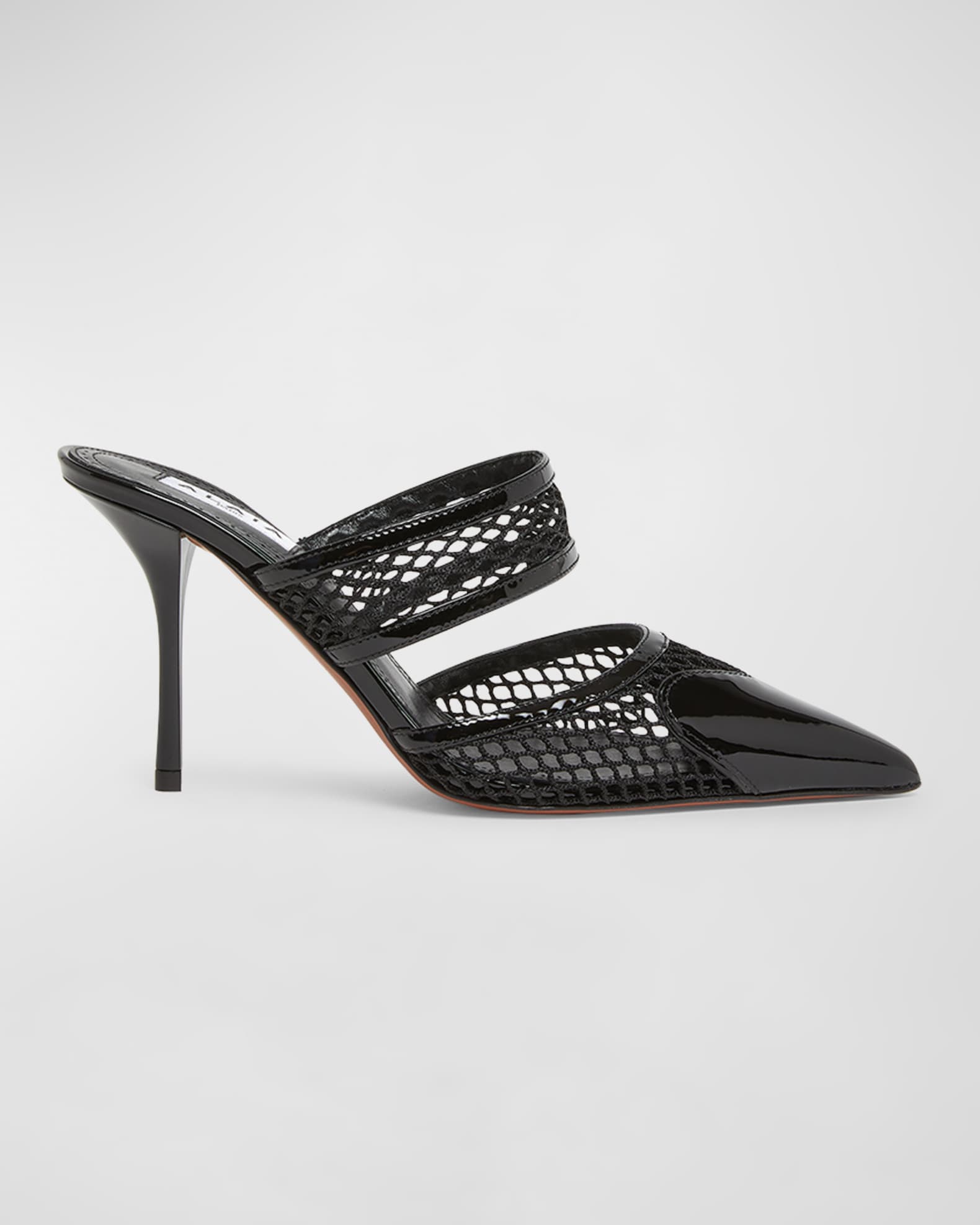 ALAÏA Black Heart Mules