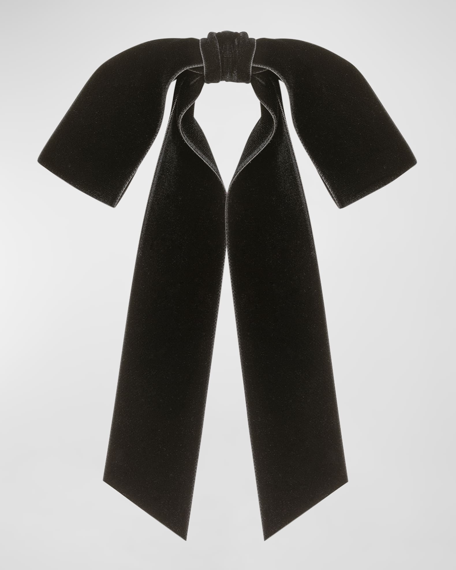  Adley Velvet Bow Barrette 0