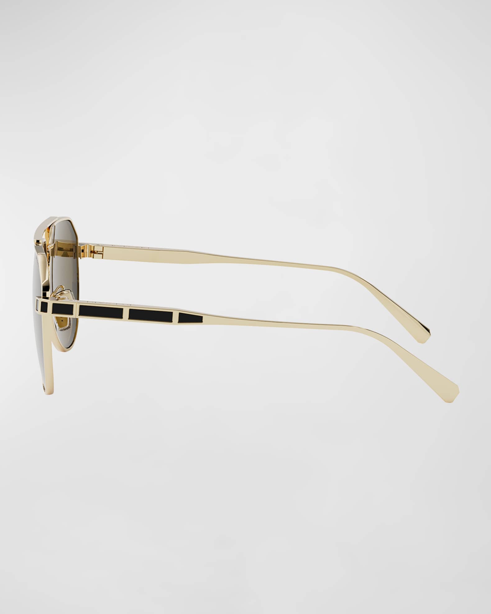 BVLGARI Occhiali ゴールドサングラス BVLGARI Octo Pilot Sunglasses | Neiman Marcus