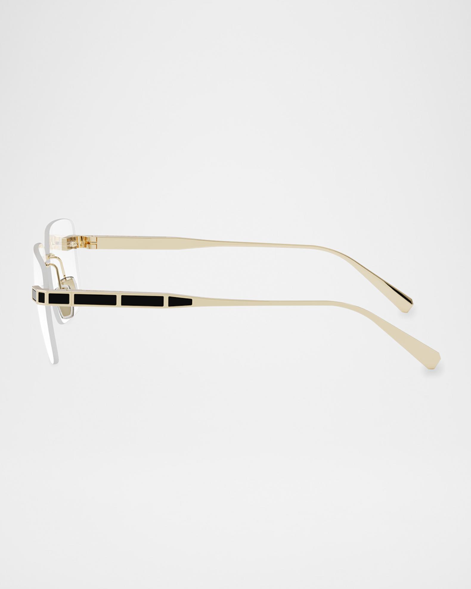 えいと BVLGARI Octo Rectangular Eyeglasses | Neiman Marcus