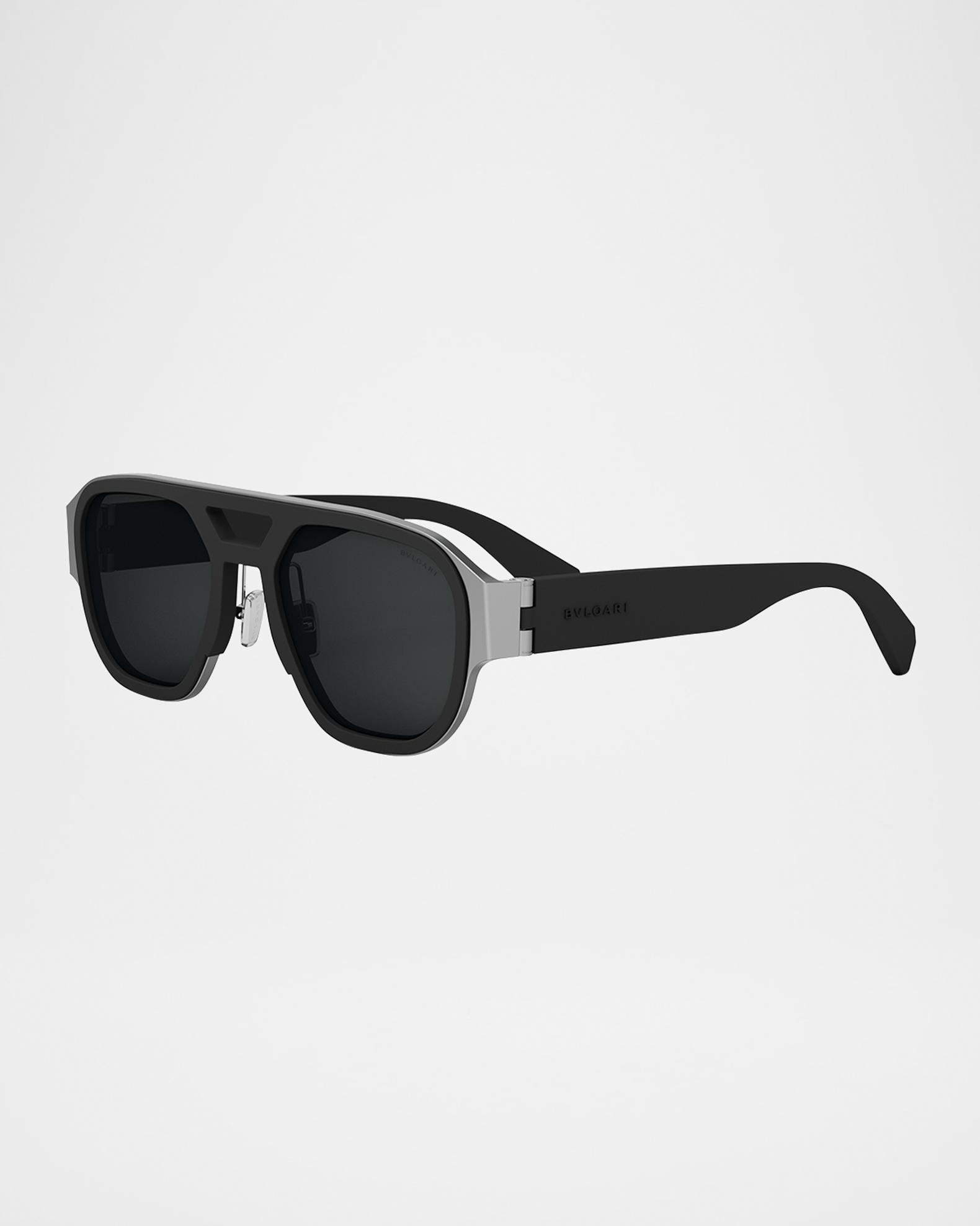 Bulgari pilot sunglasses! BVLGARI Aluminum Pilot Sunglasses - Bergdorf Goodman main image 4