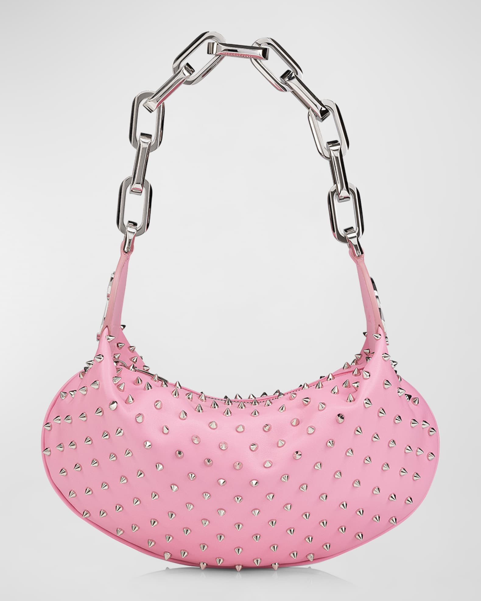 Christian Louboutin Le 54 Chain Shoulder Bag with Spikes