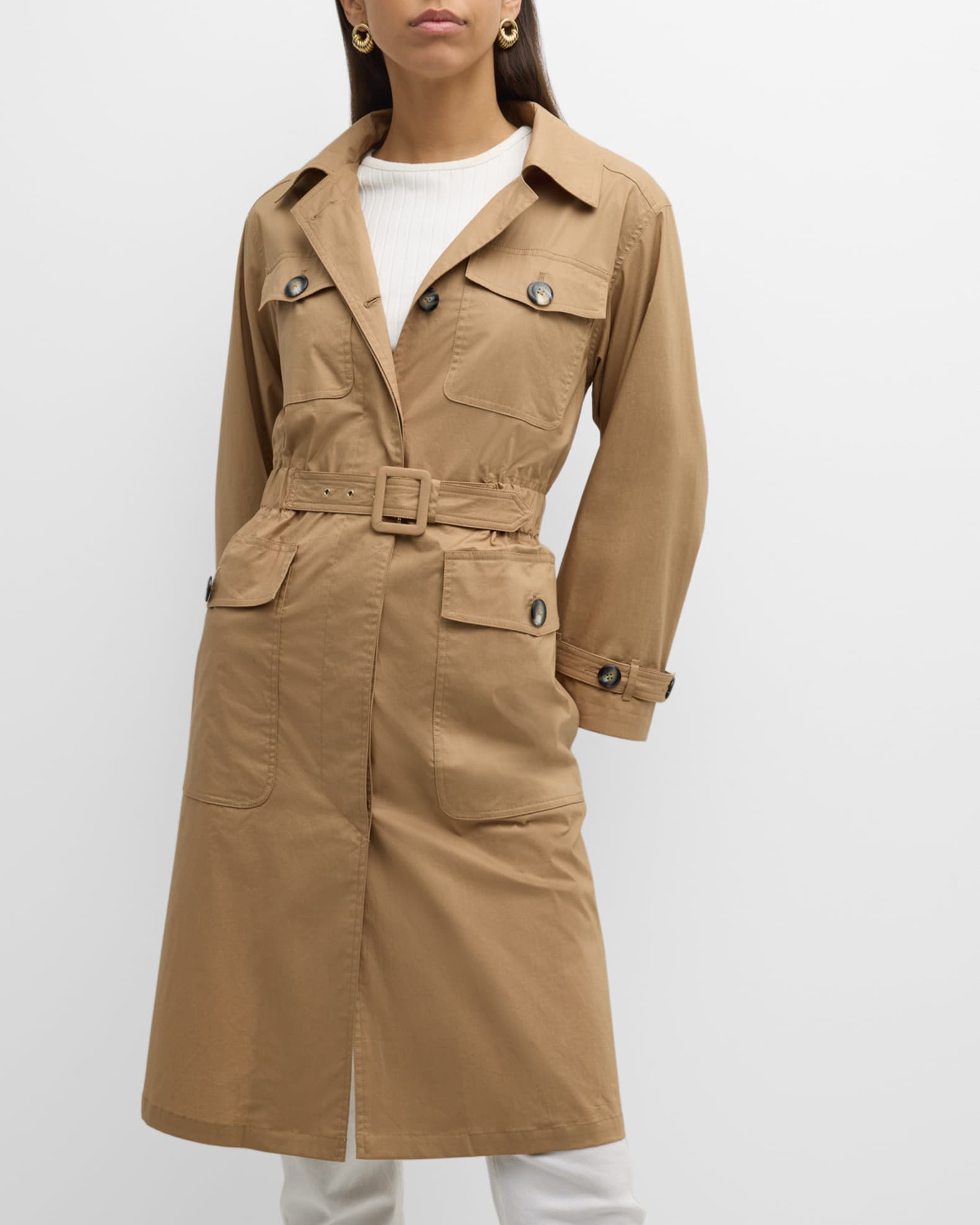 Herno Bicolor Cotton Coat main image 1