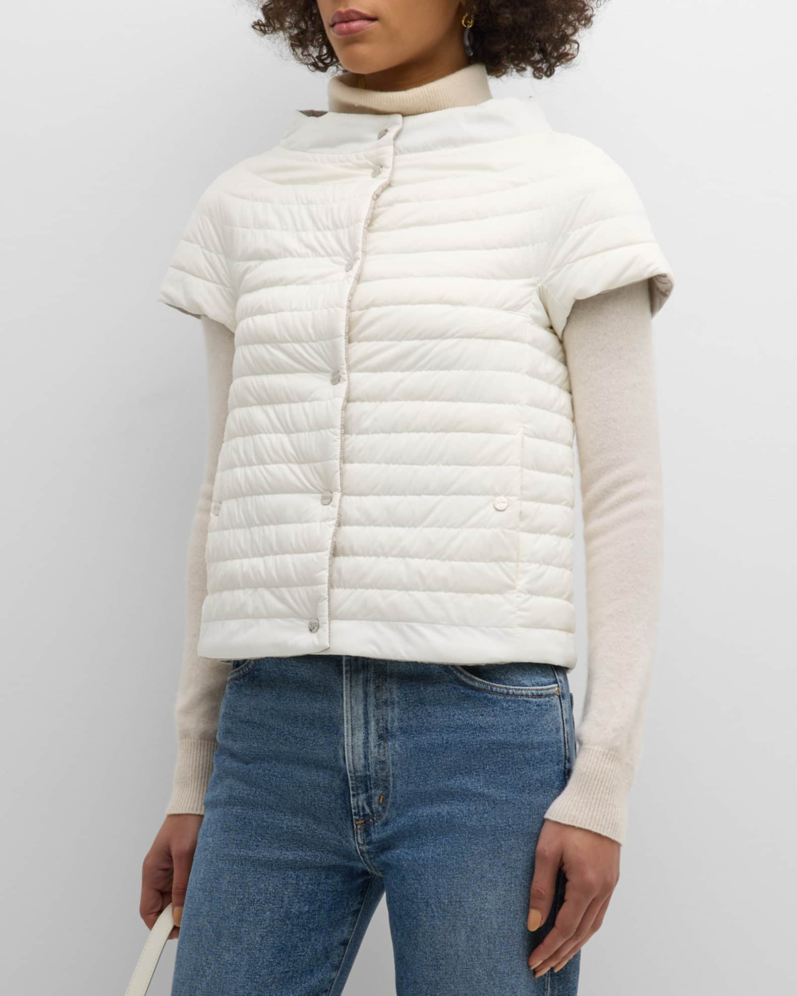 Herno layered down jacket - Blue