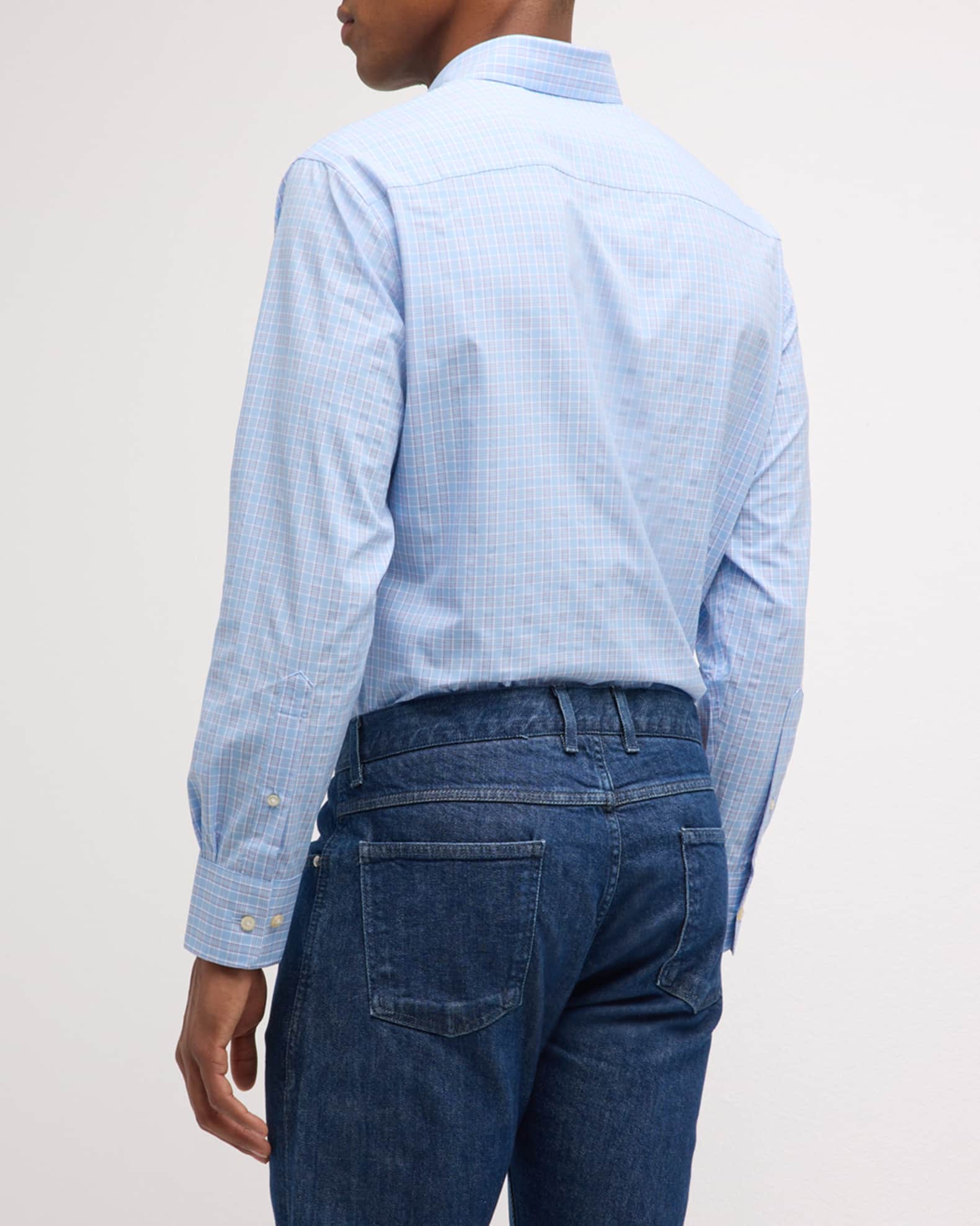 Peter Millar - Baldwin Performance Poplin Sport Shirt - Cottage Blue main image 1