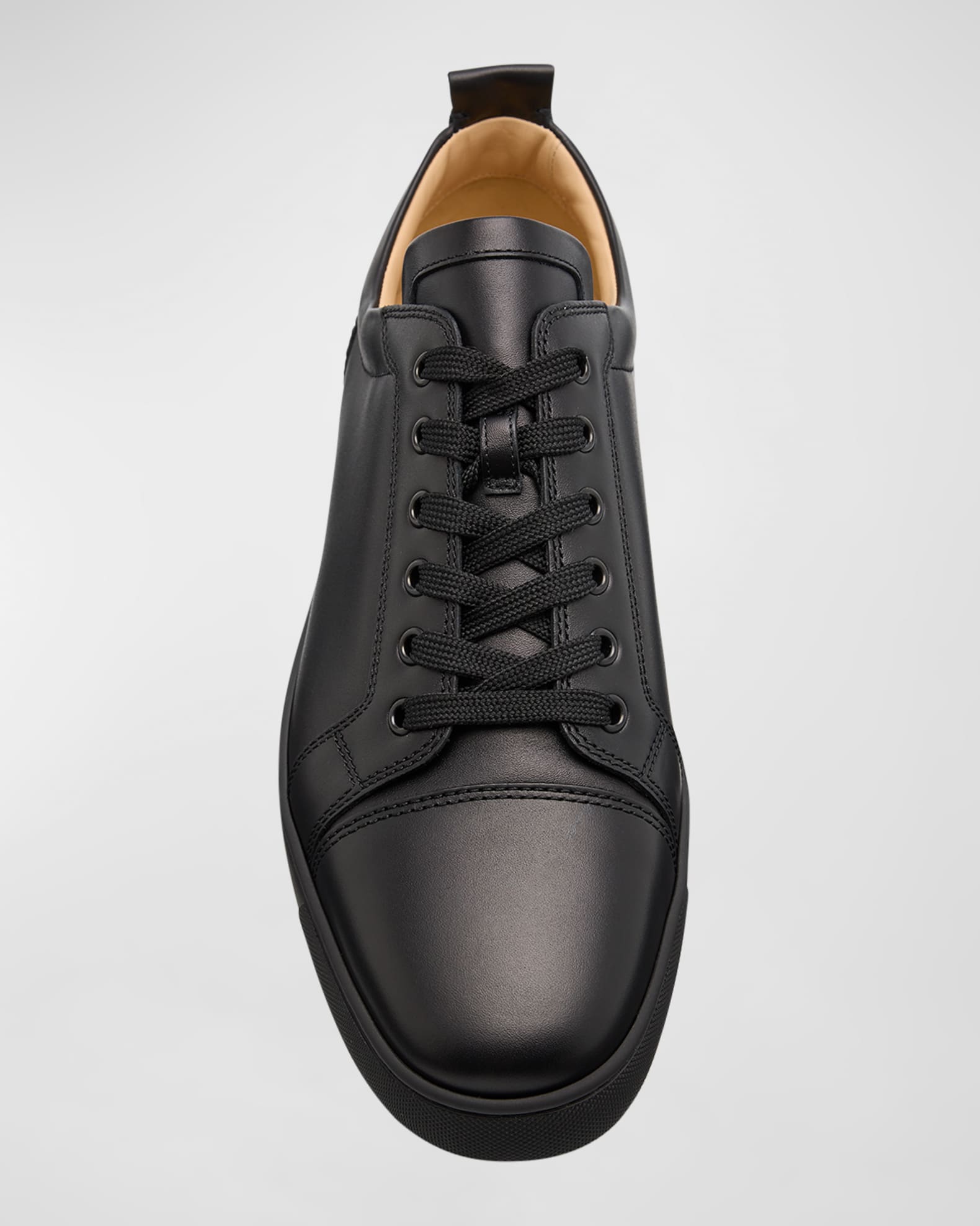 Christian Louboutin Men's Louis Junior Leather Low-Top Sneakers