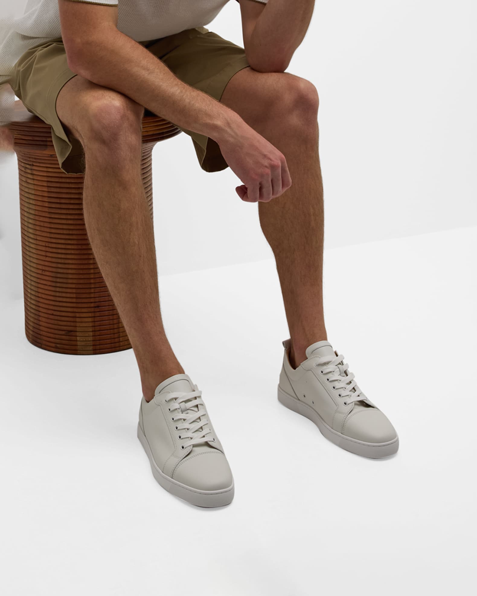 Men's Louis Junior Leather Low-Top Sneakers 1