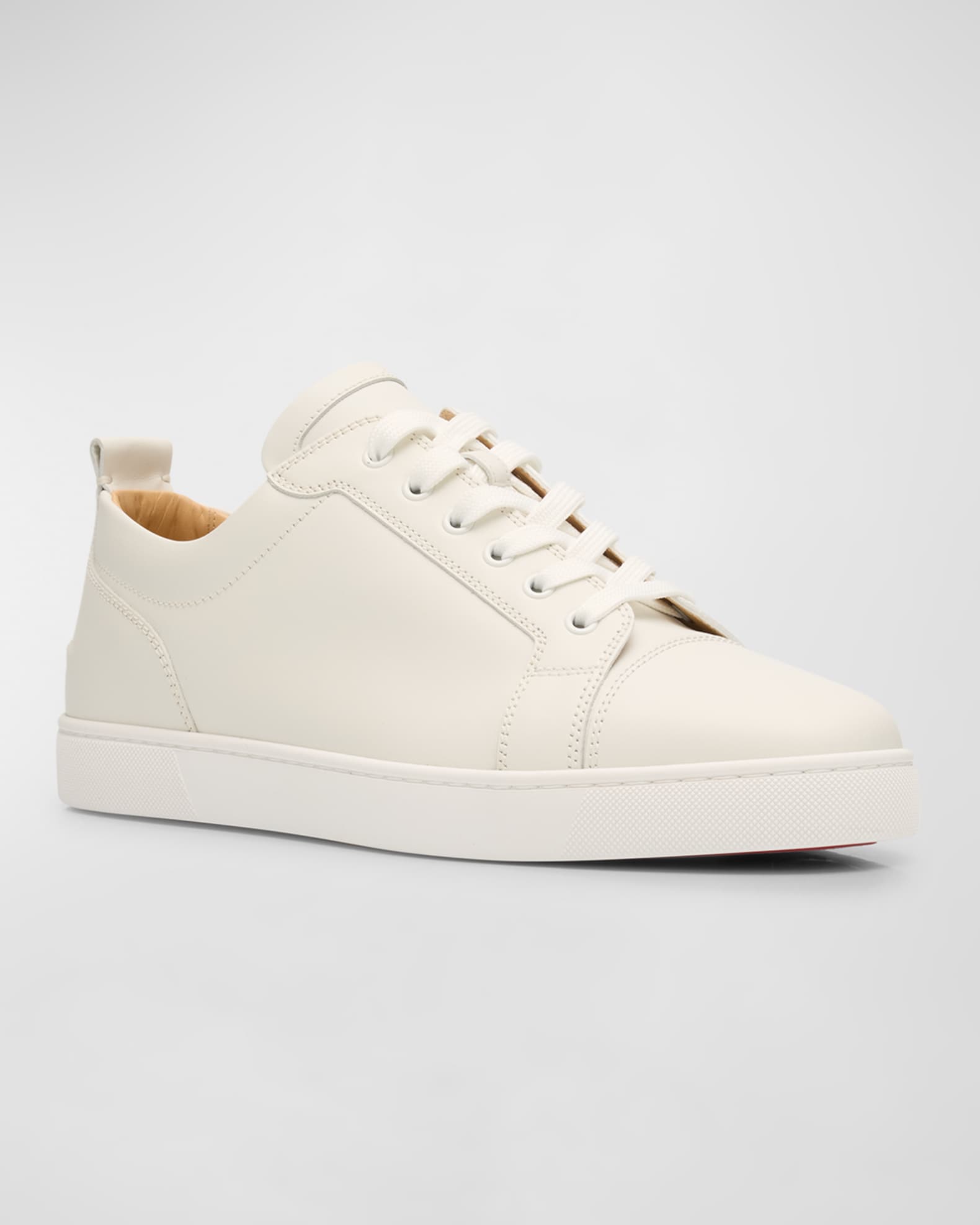 Christian louboutin white trainers mens sales