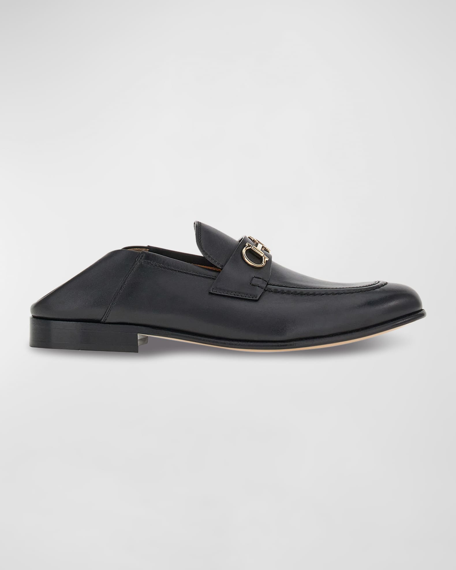 Ferragamo Ottone Leather Slide Bit Loafers Neiman Marcus