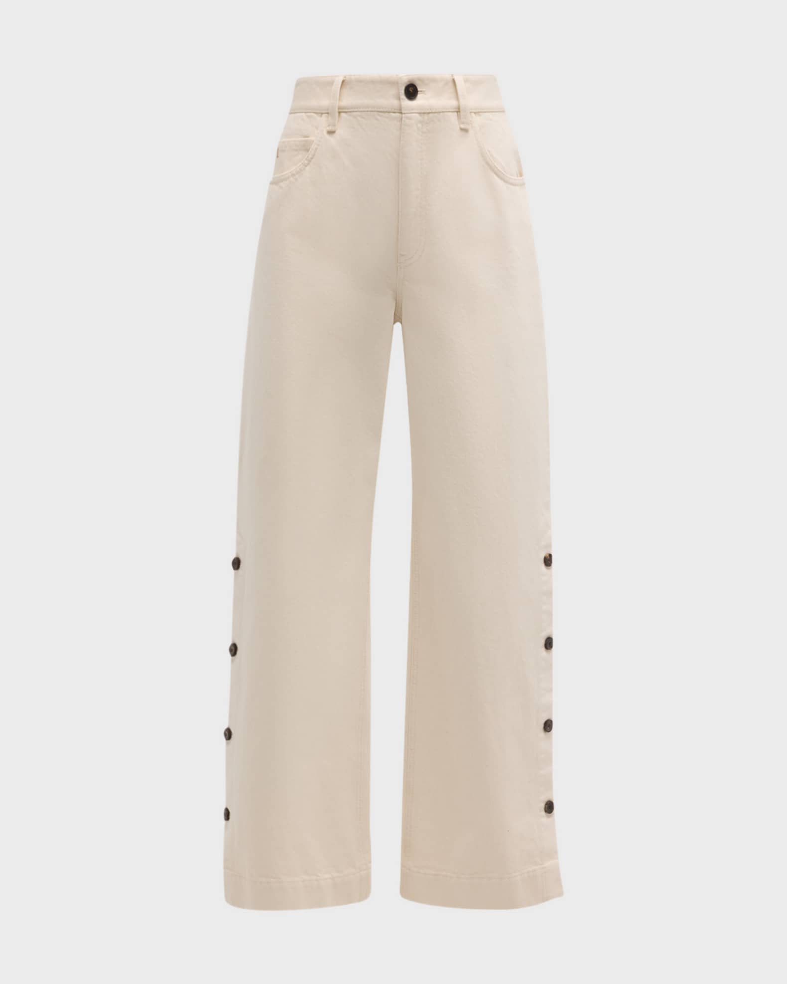 Lafayette 148 New York Wyckoff High-Rise Straight-Leg Denim Jeans