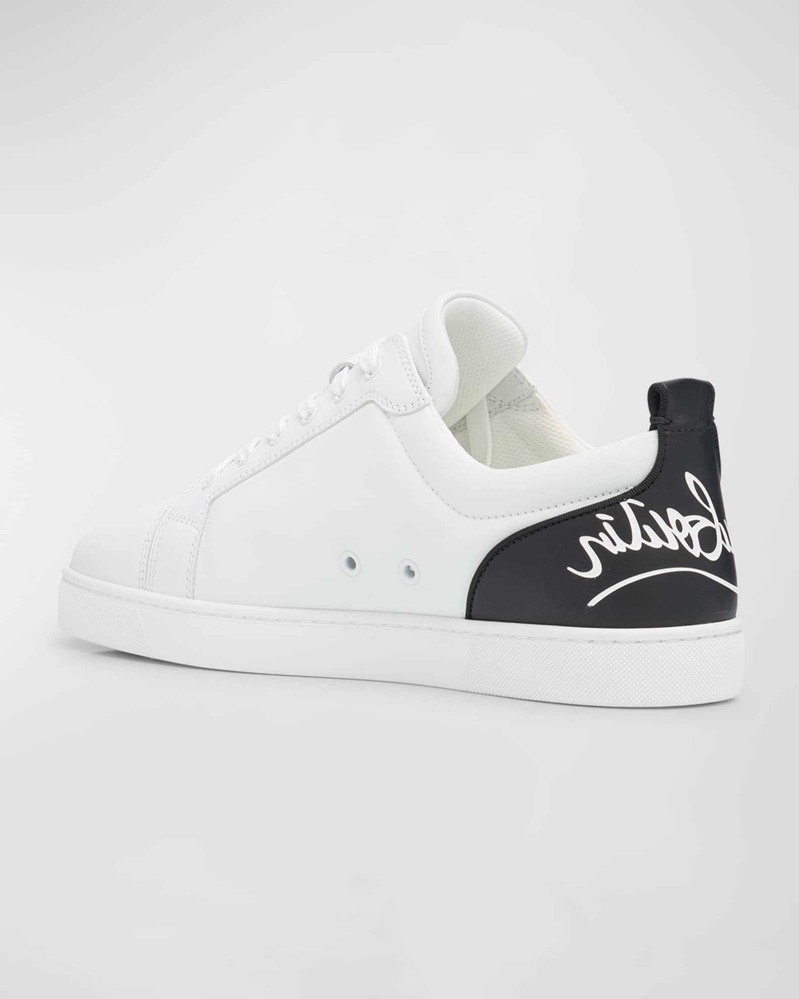 Christian Louboutin Men's Fun Louis Junior Low-Top Leather Christian Louboutin Men's Fun Louis Junior Low-Top Leather