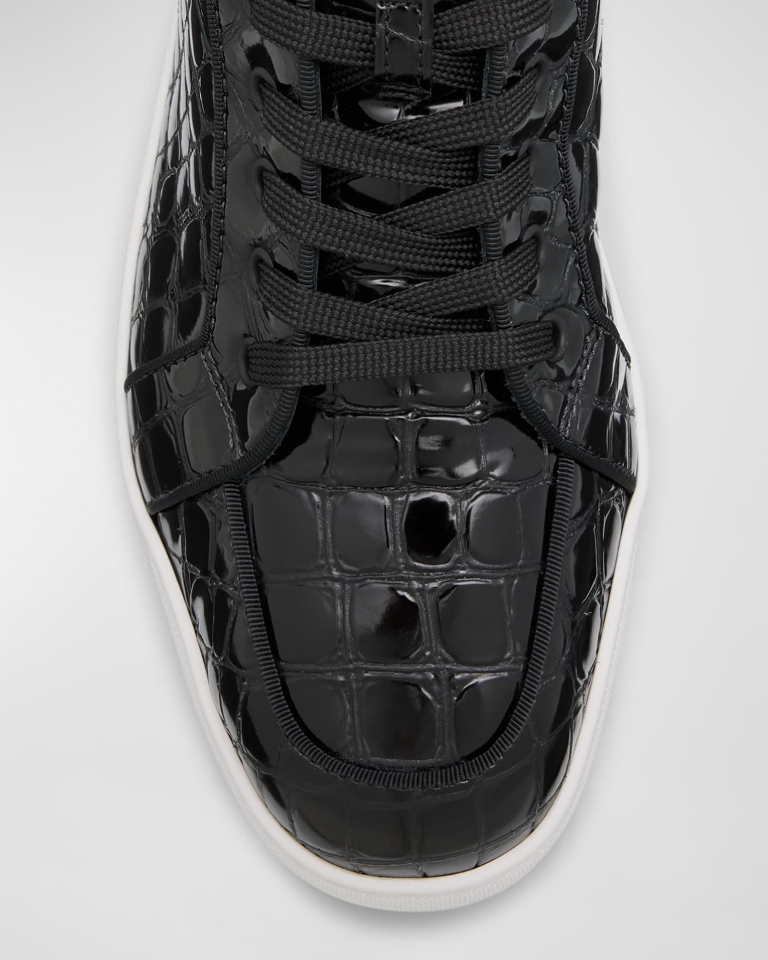 Christian Louboutin Men's Rantulow Orlato Croc-Effect Low