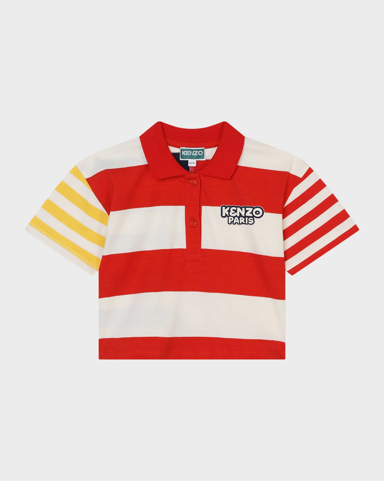 Kenzo Girl s Multi Striped Polo Shirt Size 4 12 Neiman Marcus