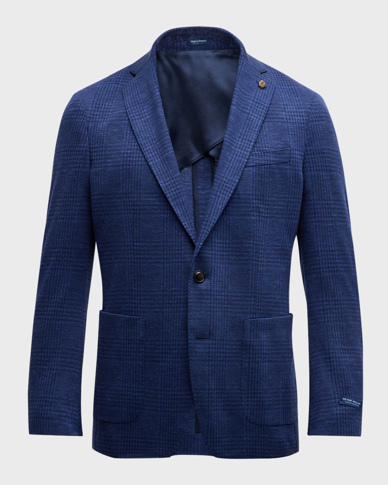 Kiton houndstooth-pattern single-breasted coat - Neutrals
